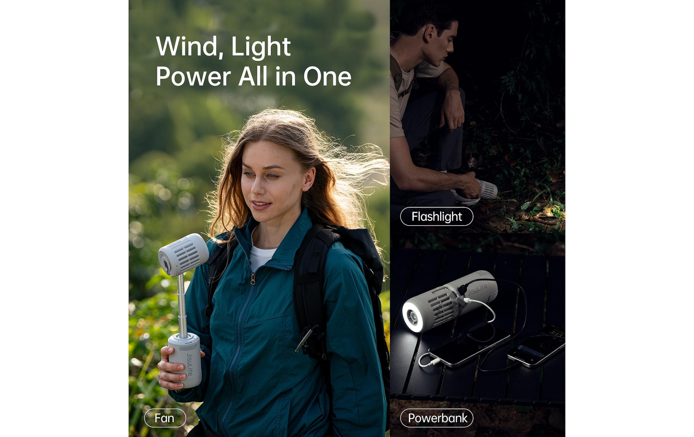   Tischventilator »Jisulife Ultra1« Höhenverstellbar