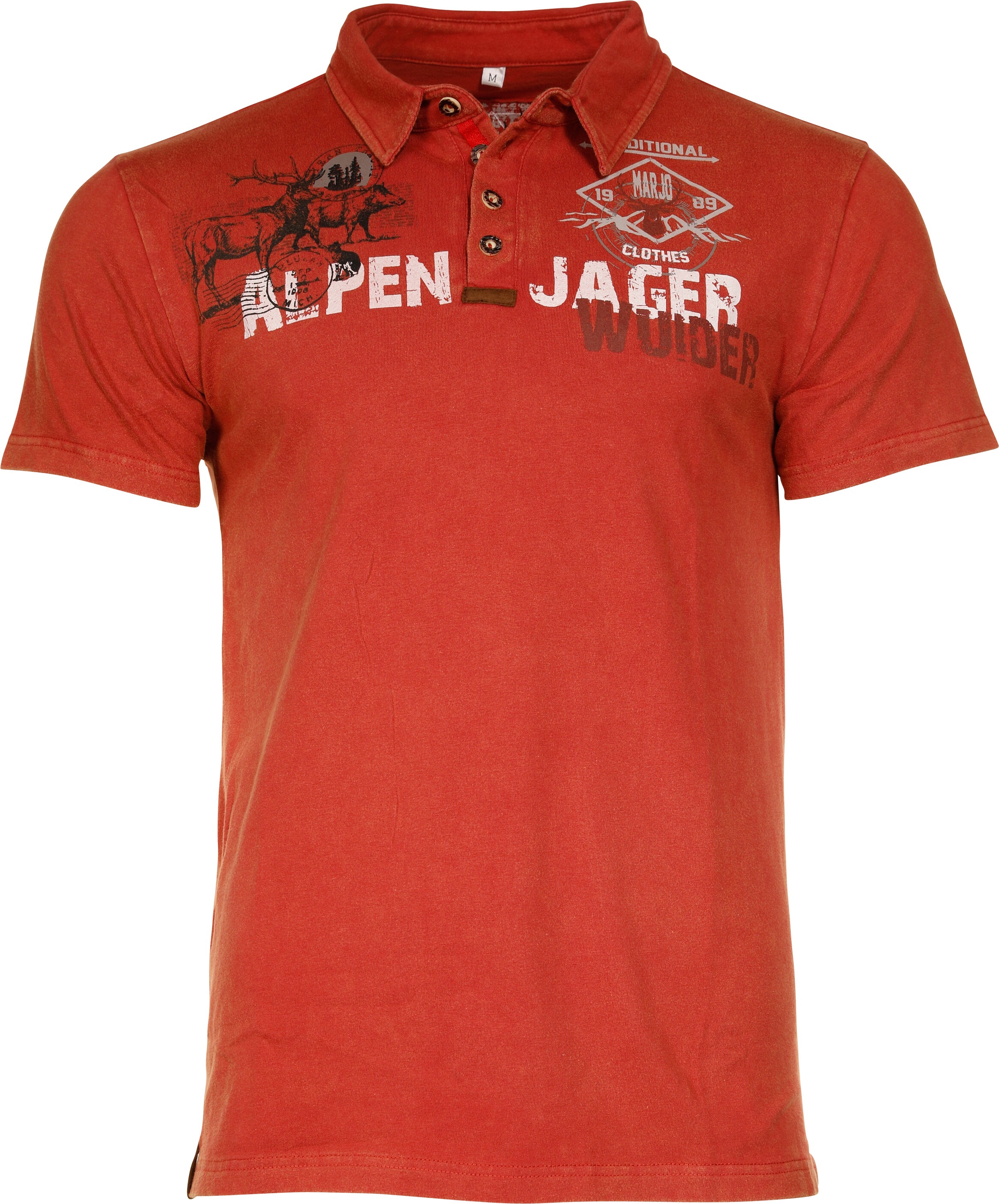 Image of MarJo Trachtenshirt, Herren, mit ausgefallenem Schriftzug bei Ackermann Versand Schweiz