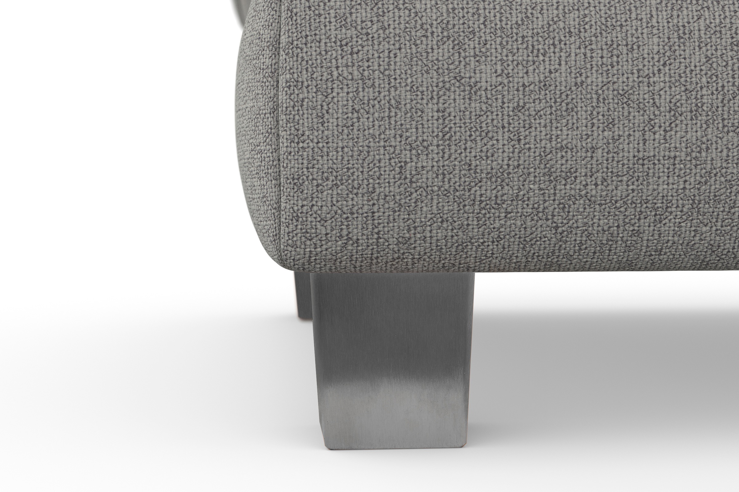 sit&more Tabouret rembourré »Dundee« mit Klappfunktion, Federkern und hochwertigen Edelstahlfüssen