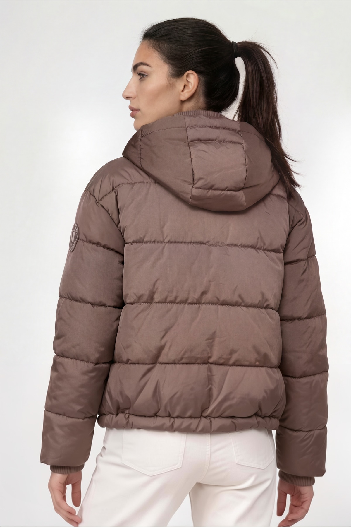 Monari Veste matelassée »Jacke Stepp« avec capuche coupe régulière avec col montant et capuche