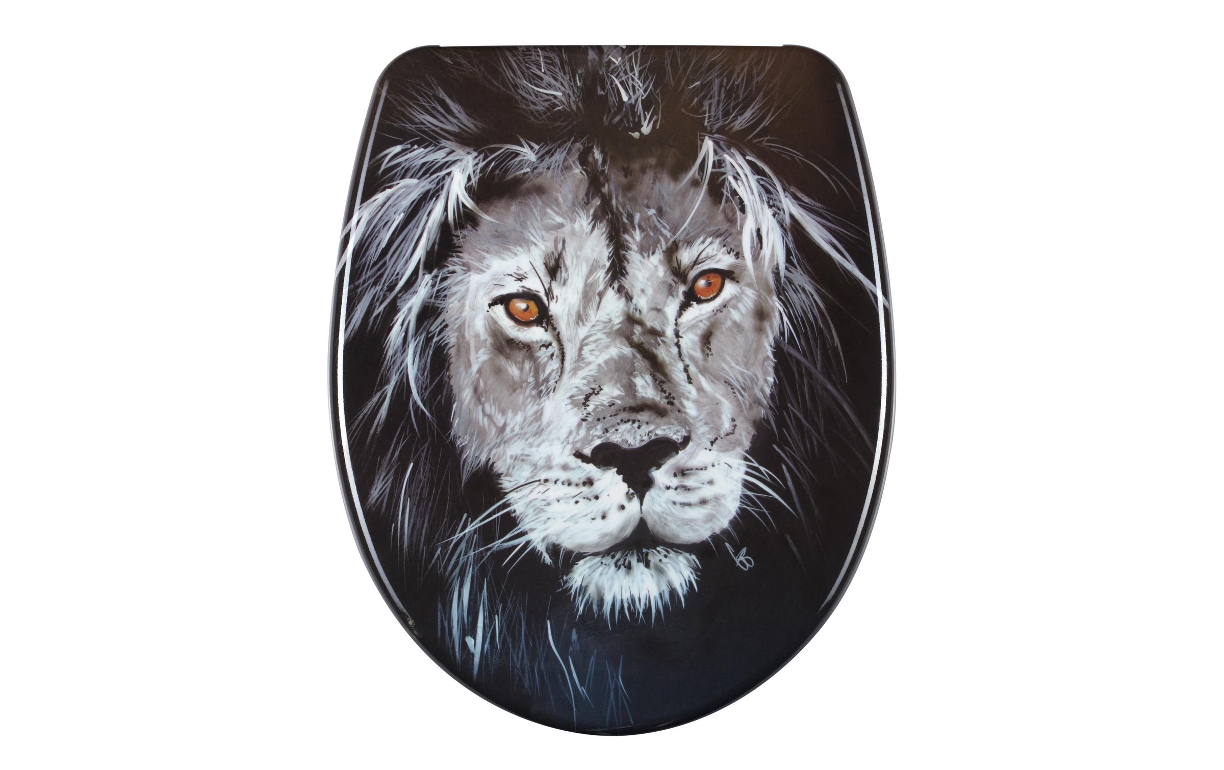 Image of diaqua WC-Sitz "Nice Lion Absenkautomatik, Schwarz"