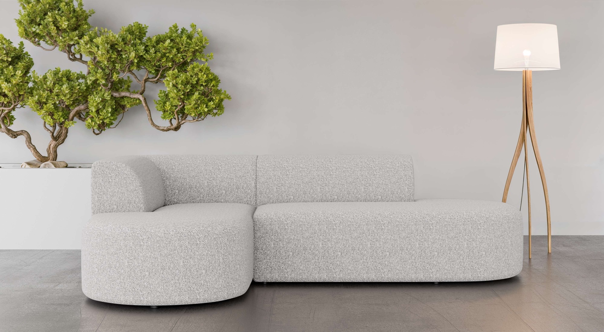 Ecksofa »Ecksofa Tvinne mit Ottomane links oder rechts bestellbar«, L-Form, mit...