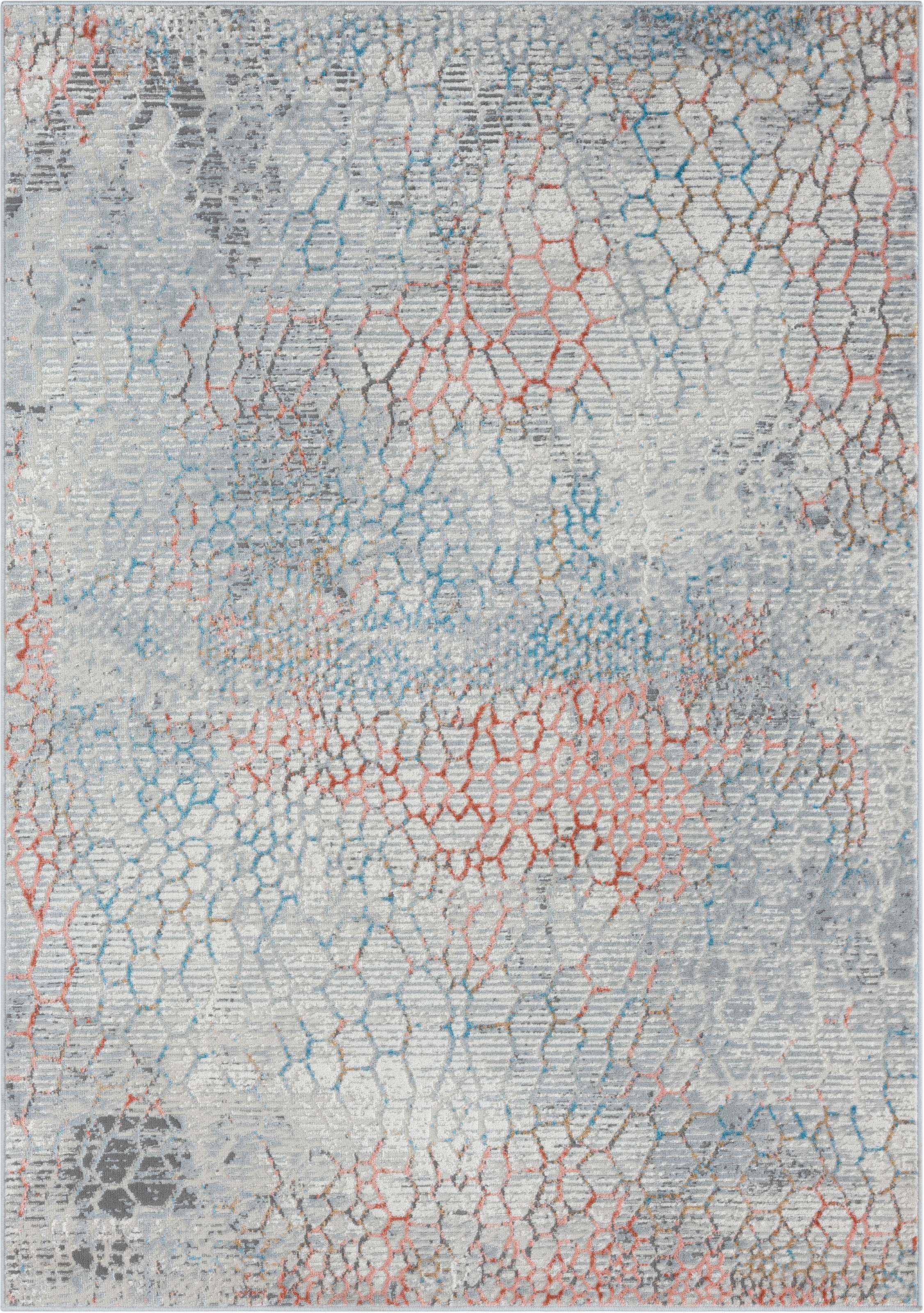 GOODproduct Teppich »Jaxyn« rechteckig 8 mm Höhe Kurzflor, modernes Design, pflegeleicht, Wohnzimmer