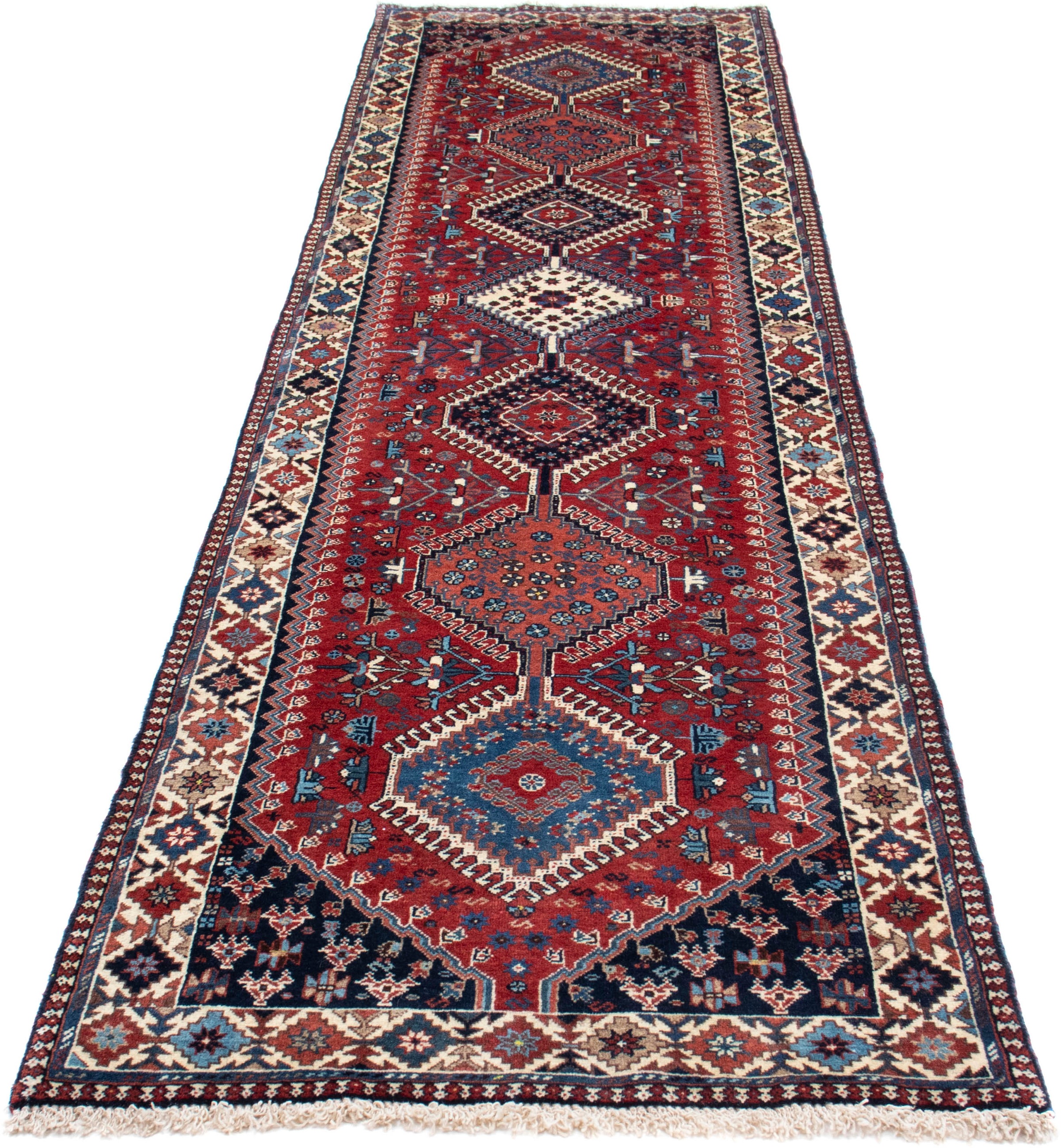 Image of morgenland Orientteppich »Perser - Nomadic - 308 x 82 cm - mehrfarbig«, rechteckig, 10 mm Höhe, Wohnzimmer, Handgeknüpft, Einzelstück mit Zertifikat bei Ackermann Versand Schweiz