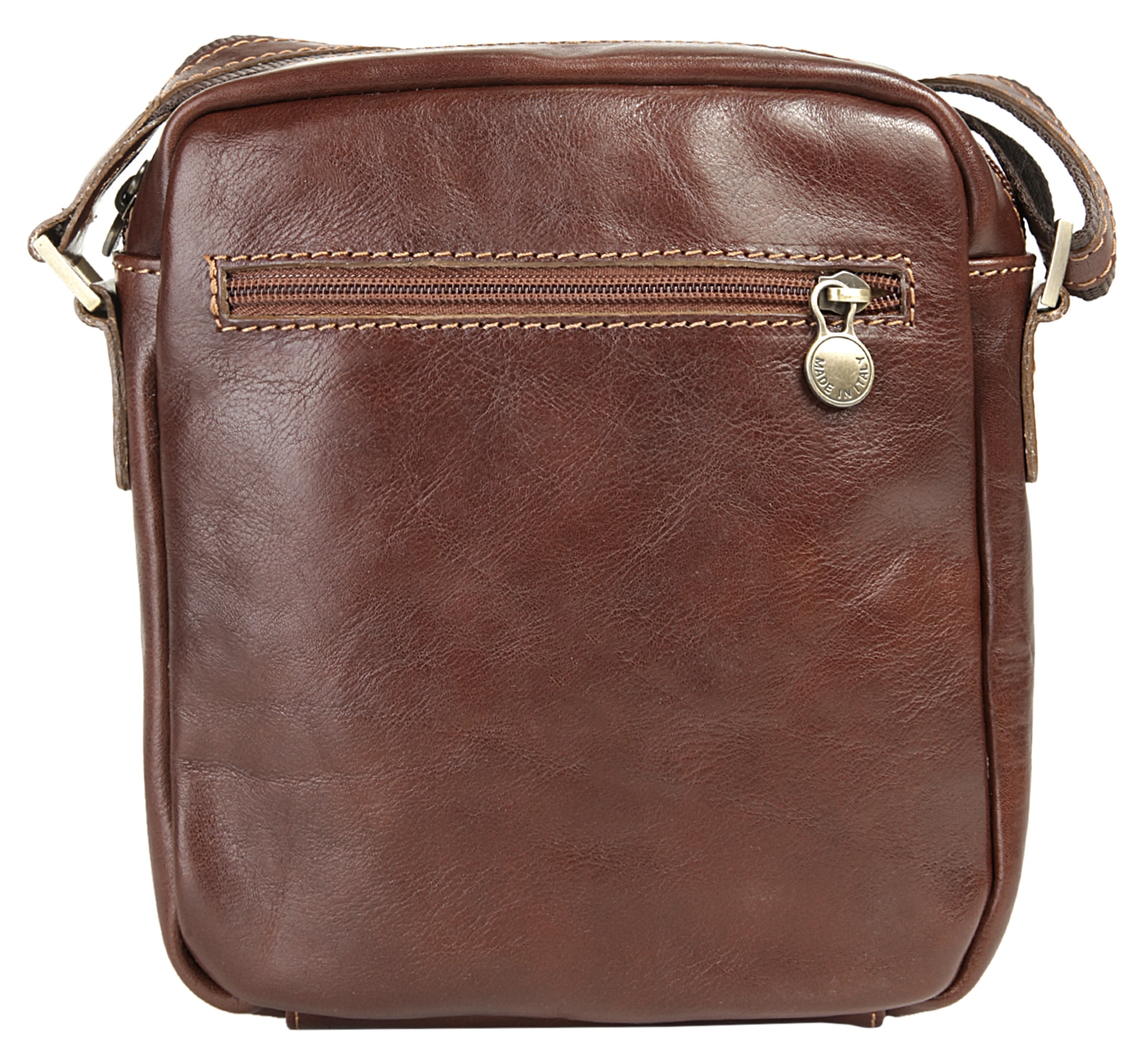 Piké Umhängetasche echt Leder, Made in Italy