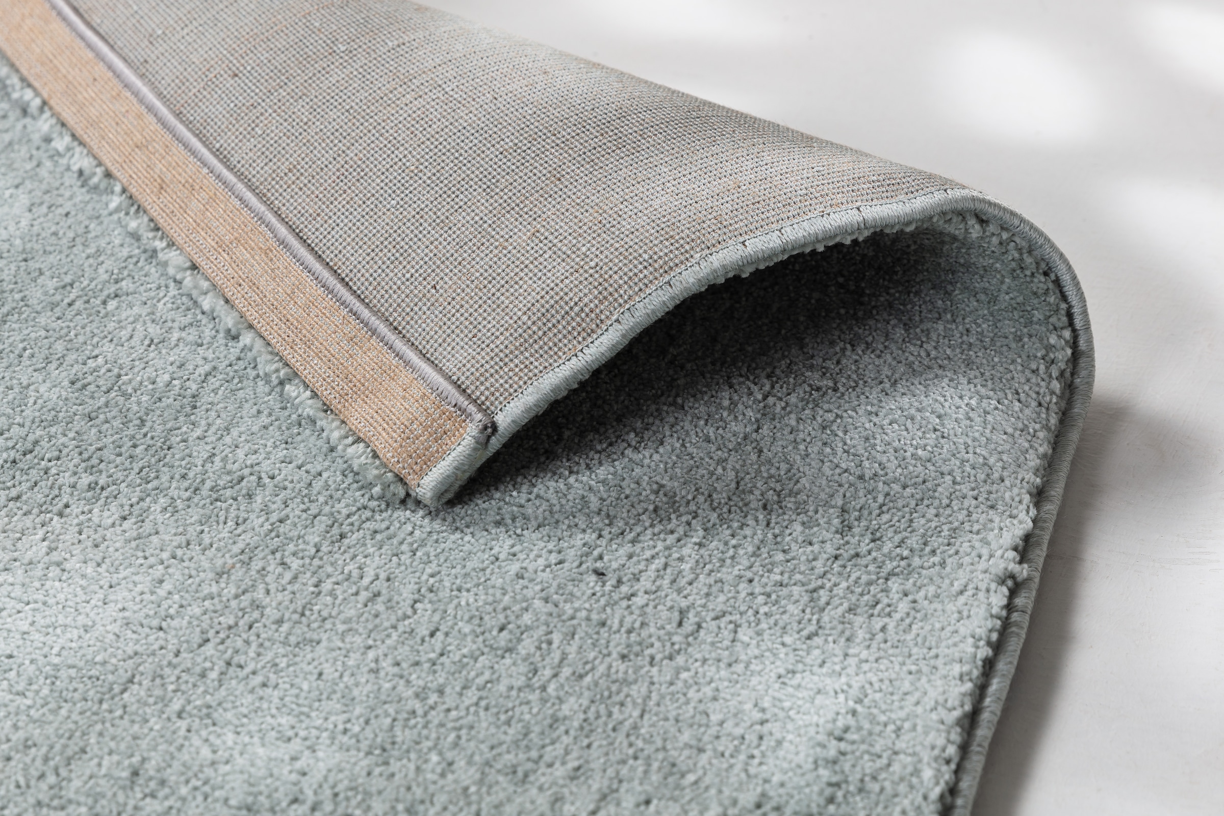 ASTRA Teppich »Domaso 250« rechteckig 18 mm Höhe pastell Farben, weiche Haptik, uni, leichter Glanz,Wohnzimmer