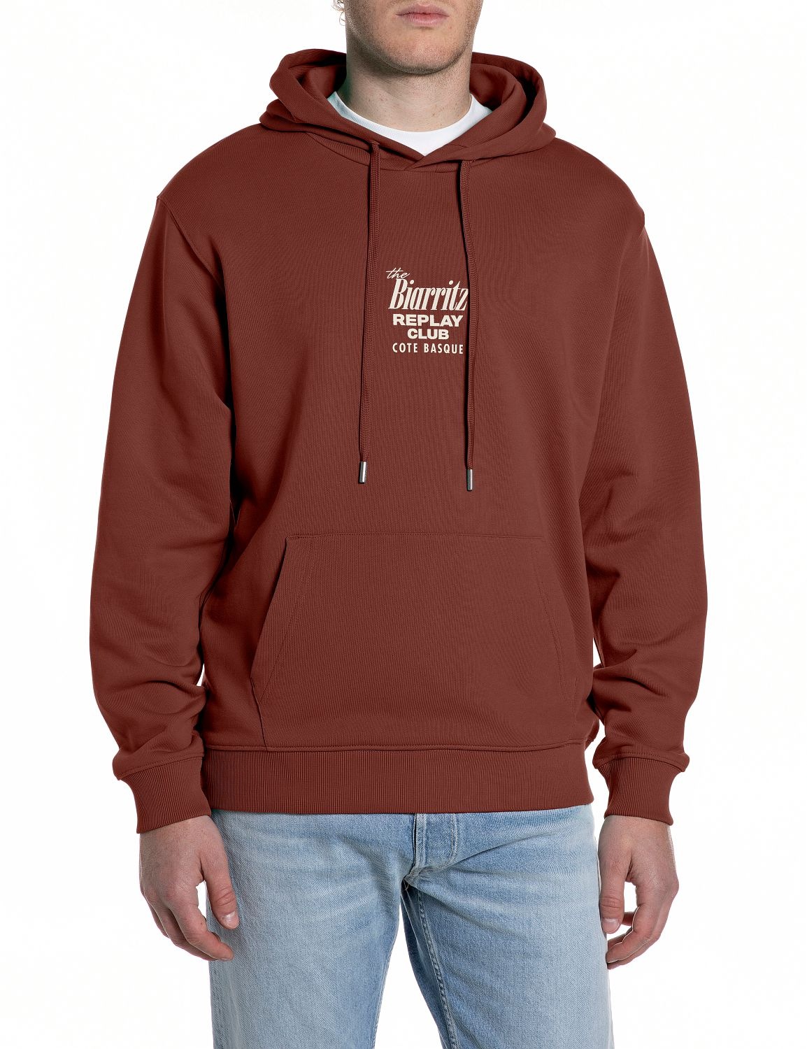 Image of Replay Hoodie, mit grossem Rückenprint