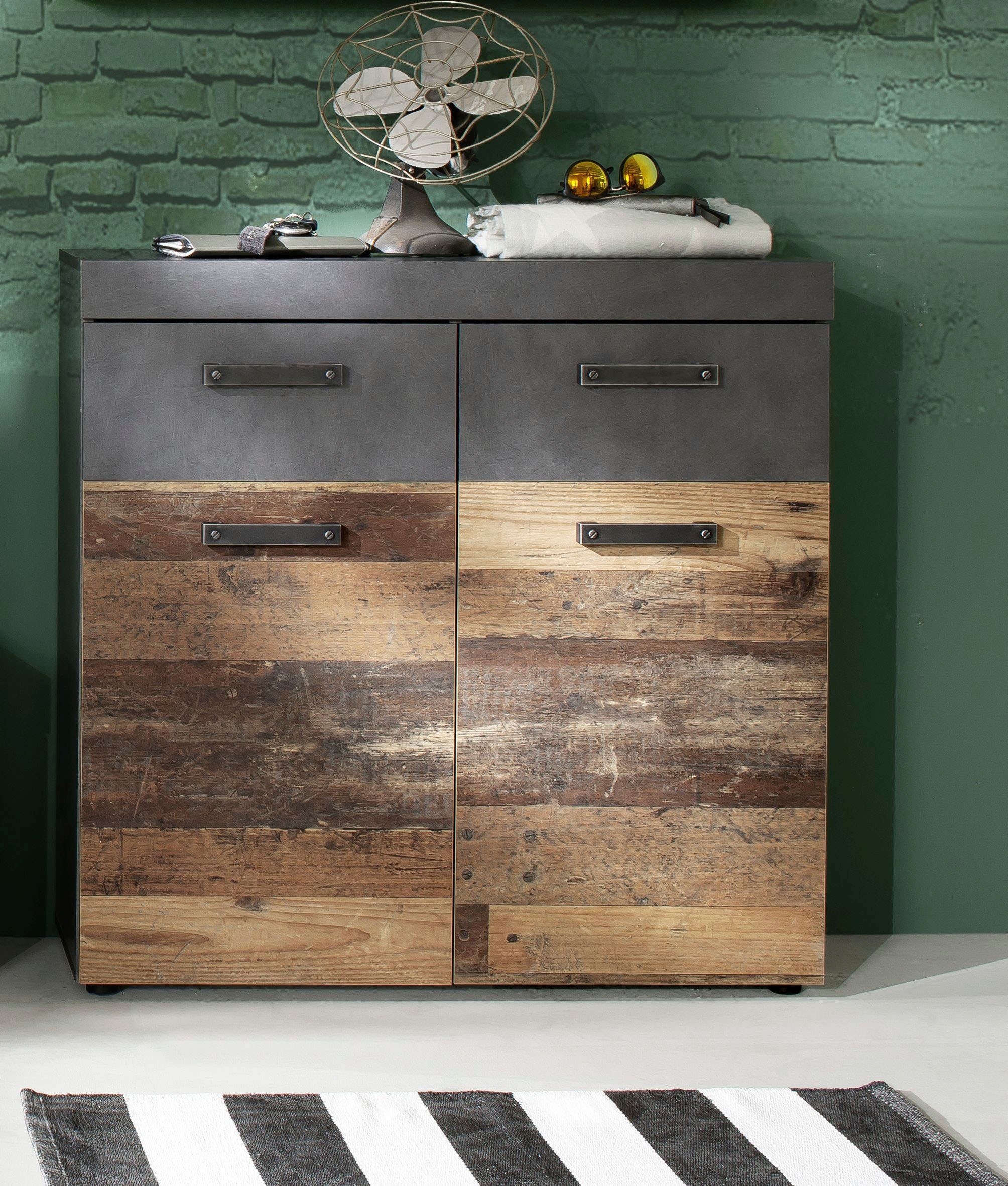 Image of Home affaire Schuhschrank "Ilana" Schuhschrank für 16 Paar Schuhe - (B/T/H) 90/34/89 cm
