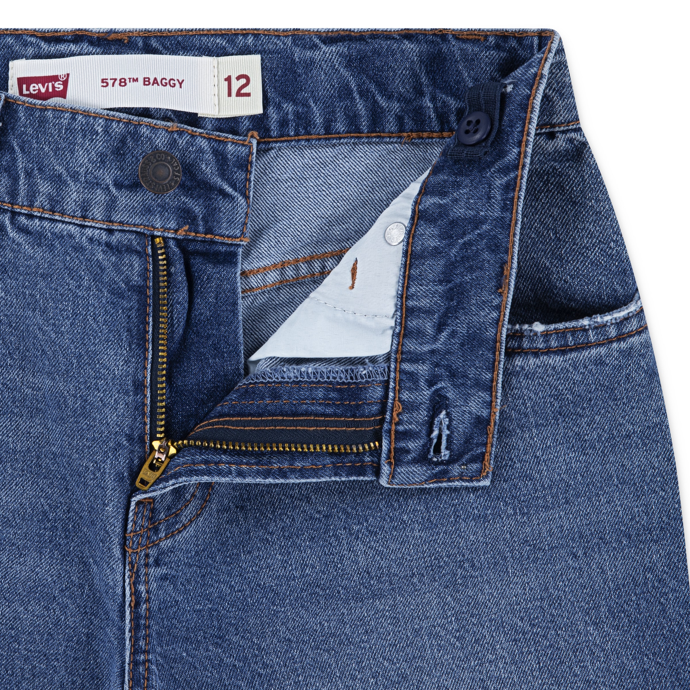 Levi's® Kids Jeans à 5 poches »LVB 578 BAGGY JEANS« Baggy-Silhouette, locker und lässig