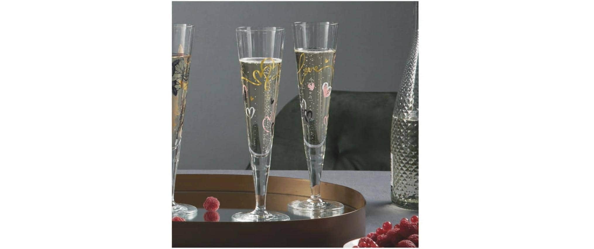 Ritzenhoff Champagnerglas »Goldfarbennacht F23 205 ml, 2 Stück«