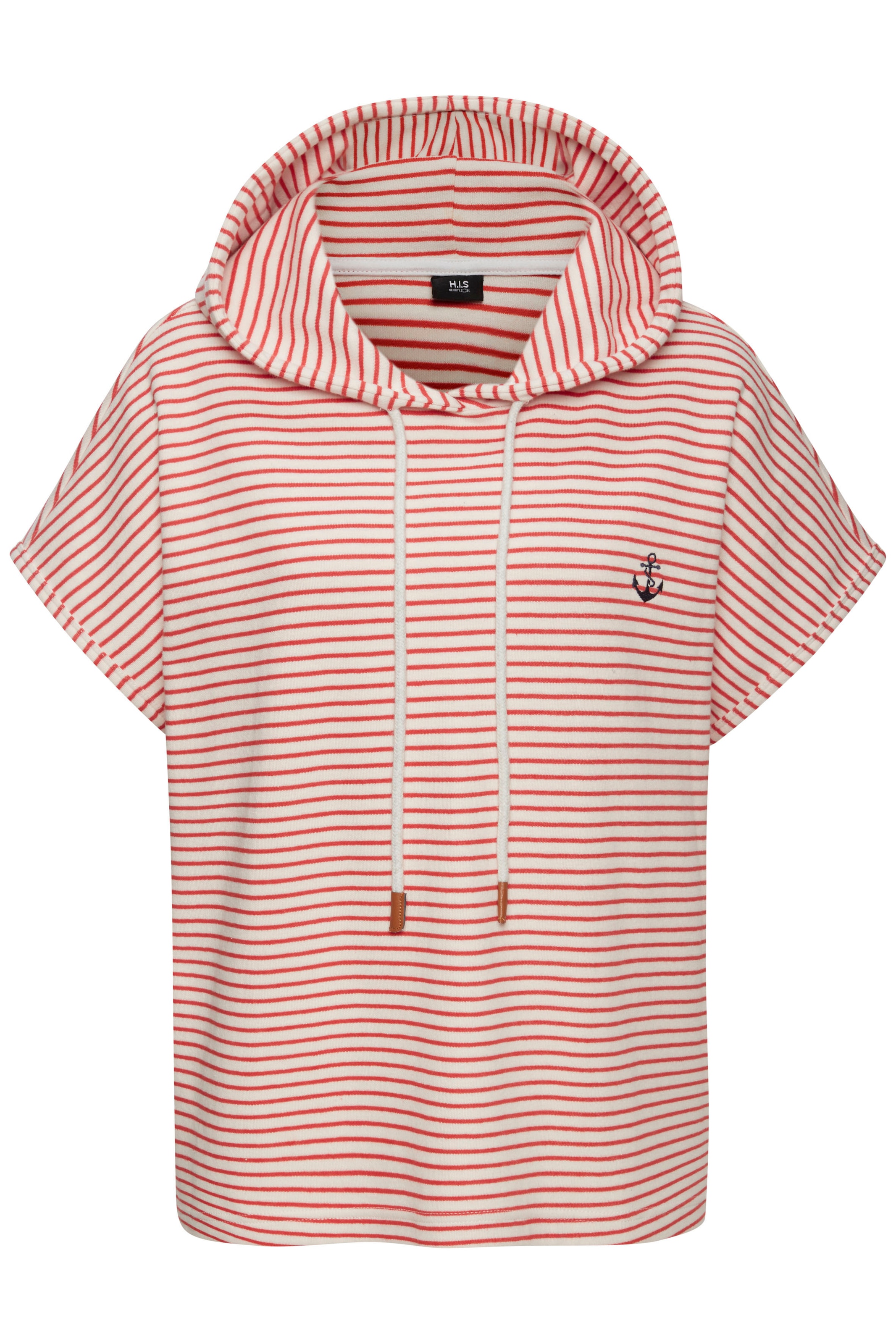 H.I.S Sweatshirt, gestreift und mit Kapuze, Loungewear