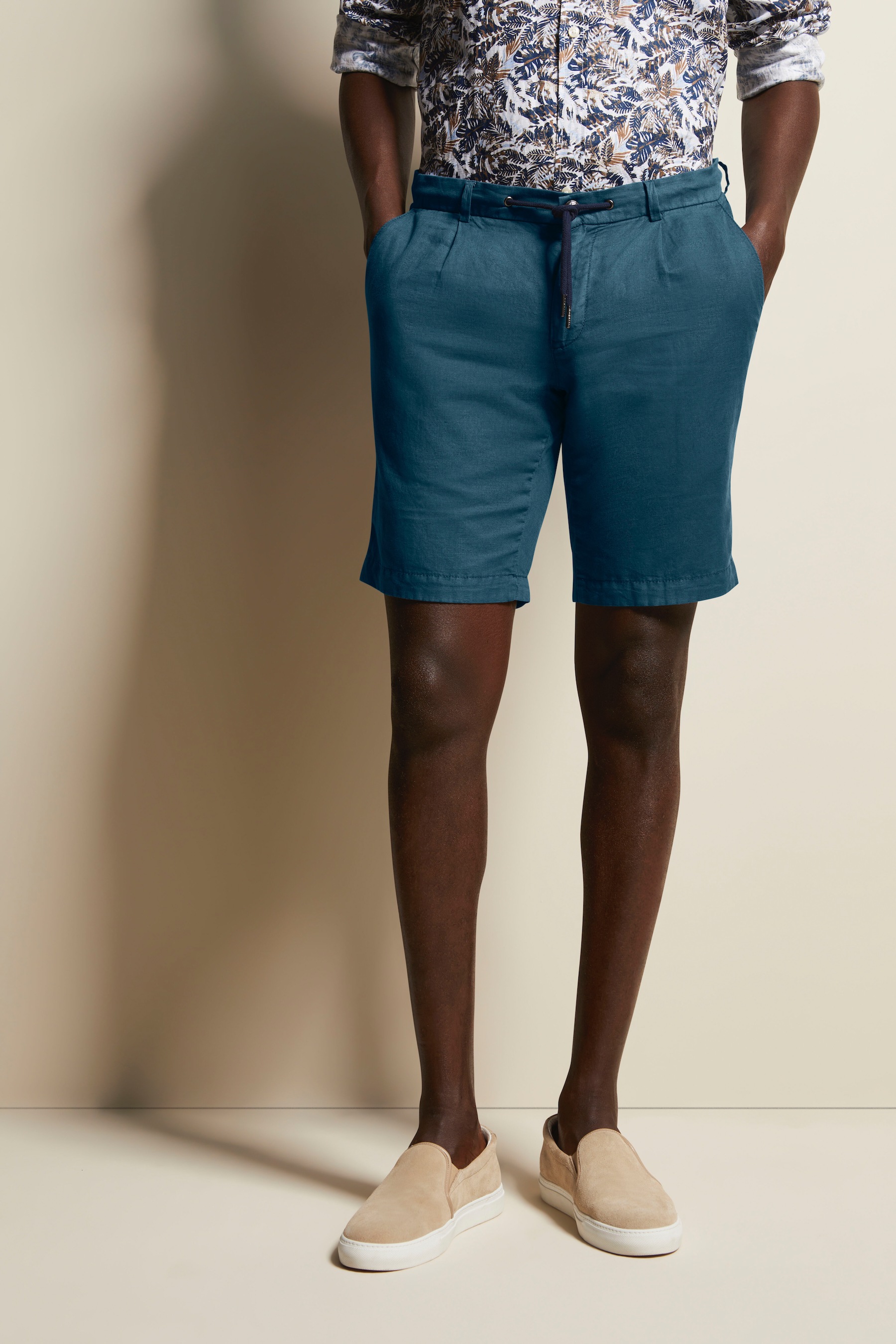 Image of bugatti Bermudas in schöner Leinen-Mix-Qualität