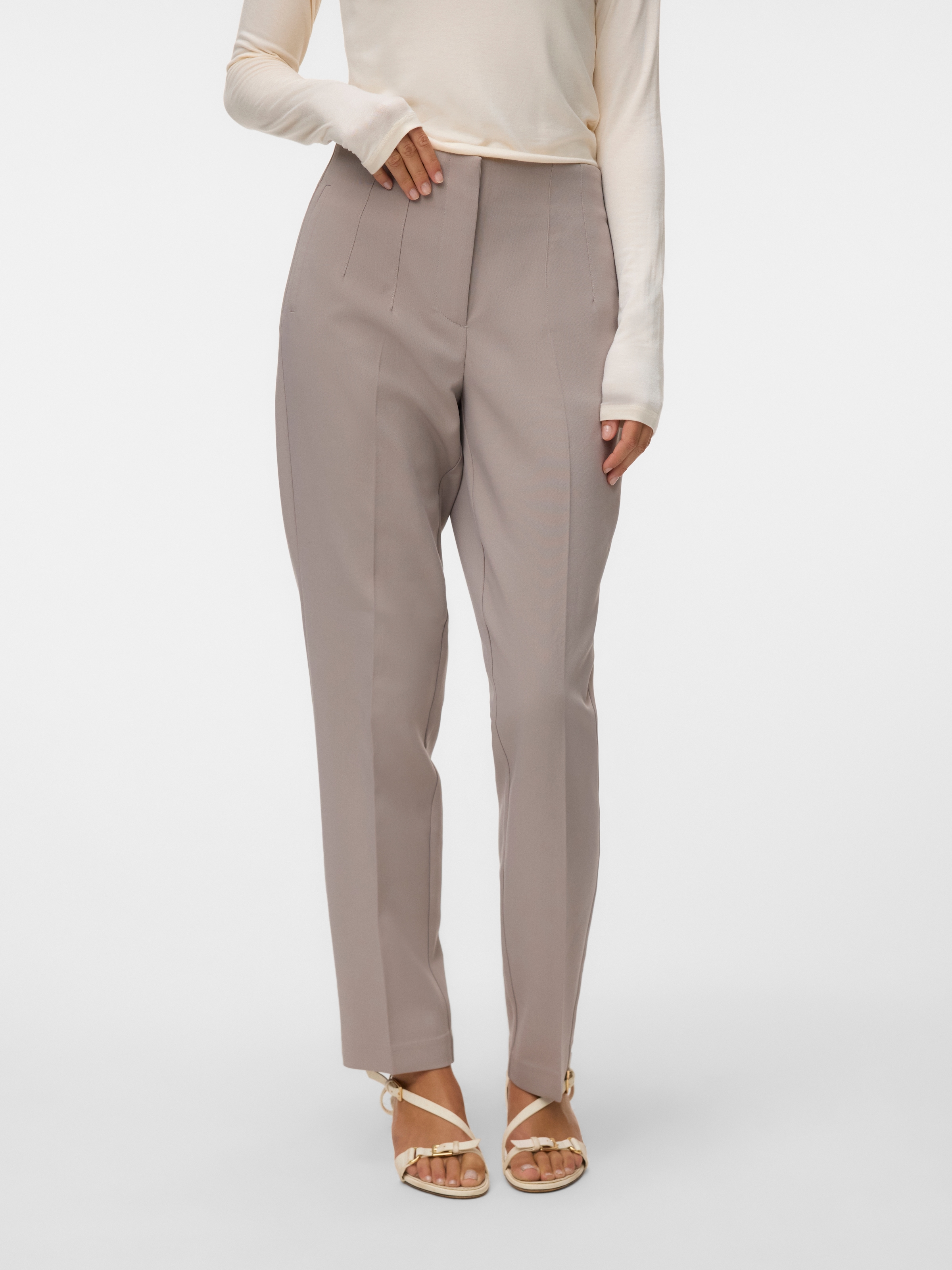 Vero Moda Anzughose »VMZOEY MW TAPERED PANT NOOS«  Materialmix