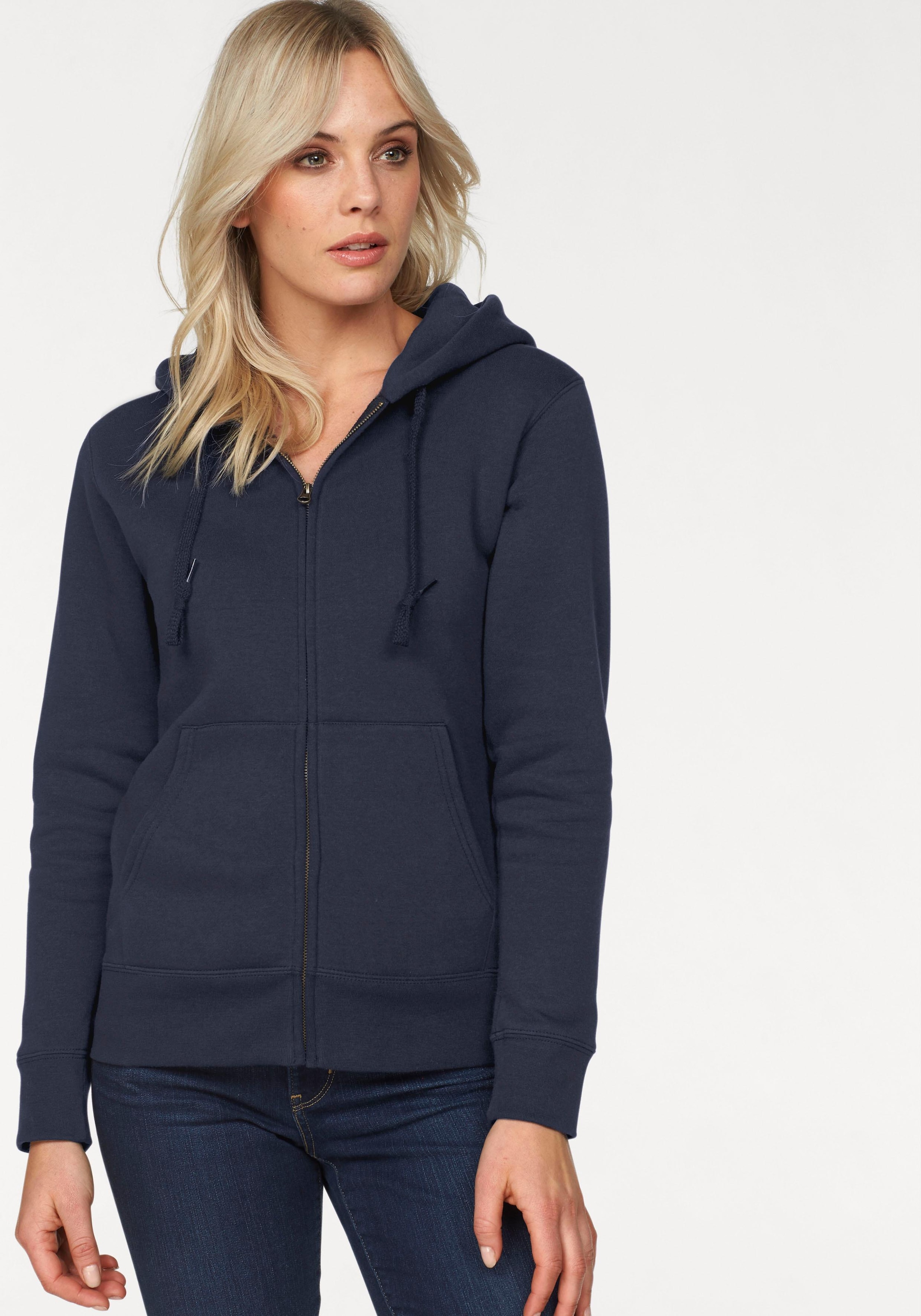 Fruit of the Loom Kapuzensweatshirt »Lady-Fit Premium hooded Sweat Jacket«