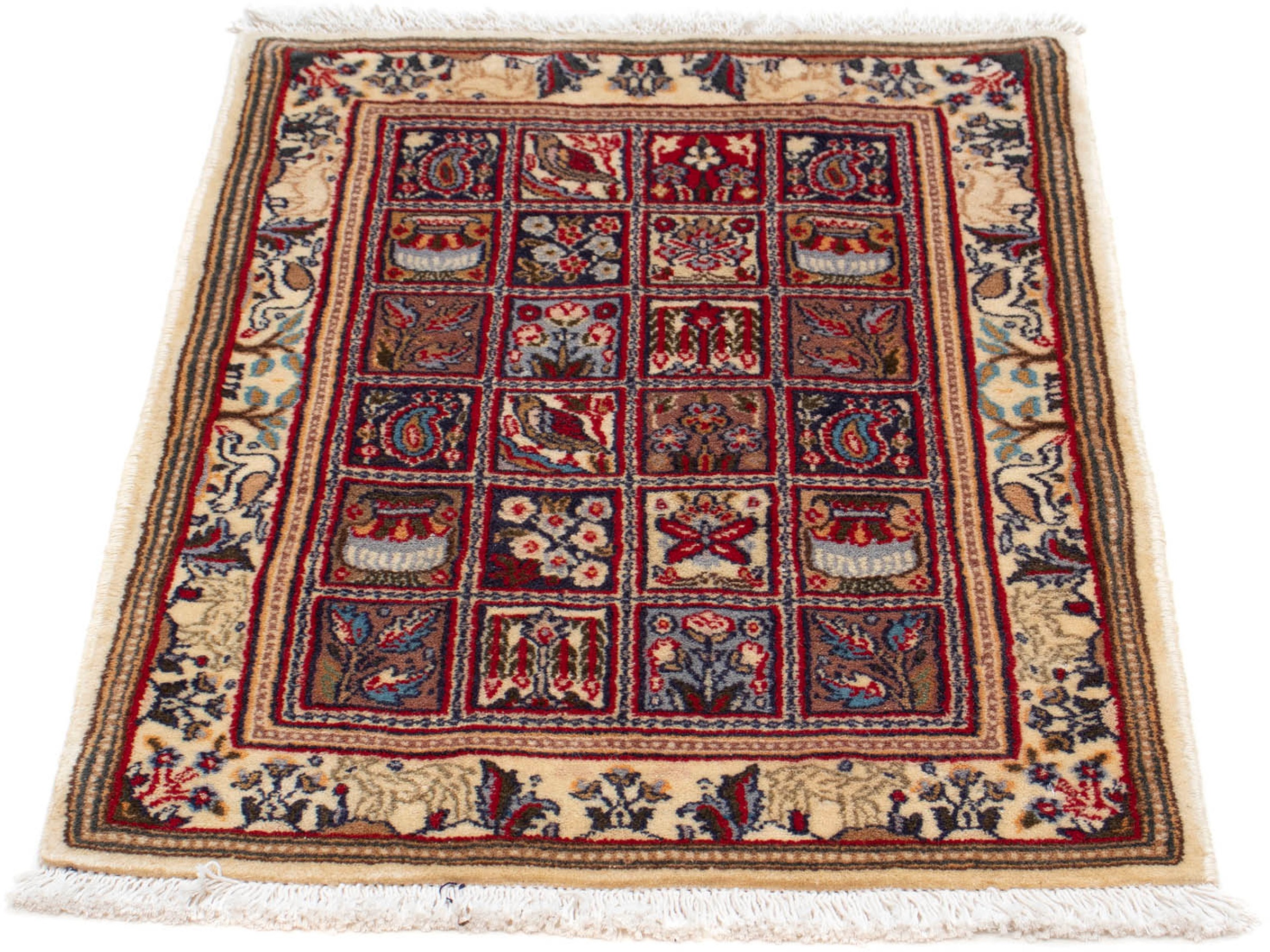 Image of morgenland Orientteppich »Perser - Classic - 88 x 60 cm - mehrfarbig«, rechteckig, 10 mm Höhe, Wohnzimmer, Handgeknüpft, Einzelstück mit Zertifikat bei Ackermann Versand Schweiz