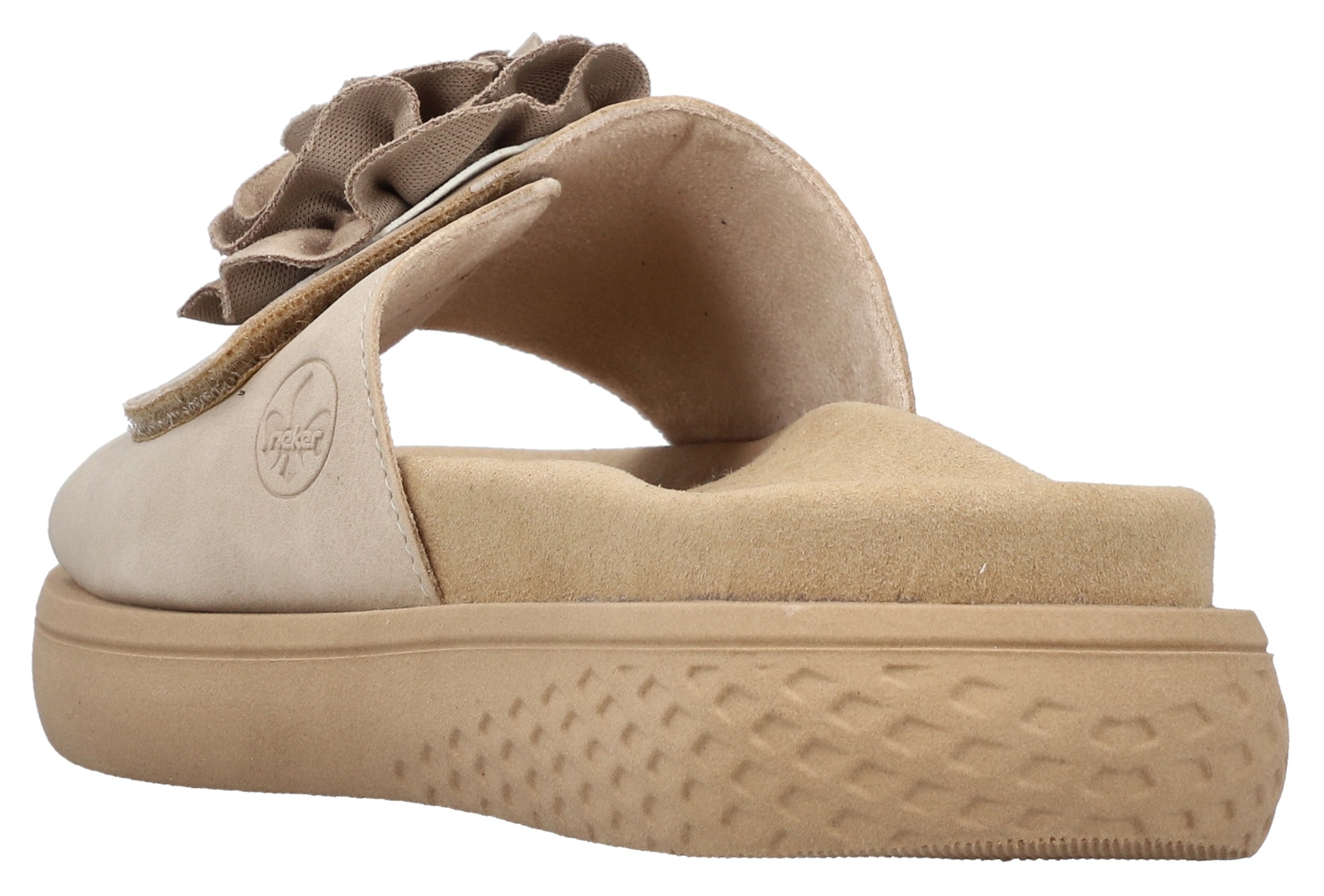 Rieker Pantolette  Sommerschuh, Hausschuh, Strandschuh mit bequemem Fussbett