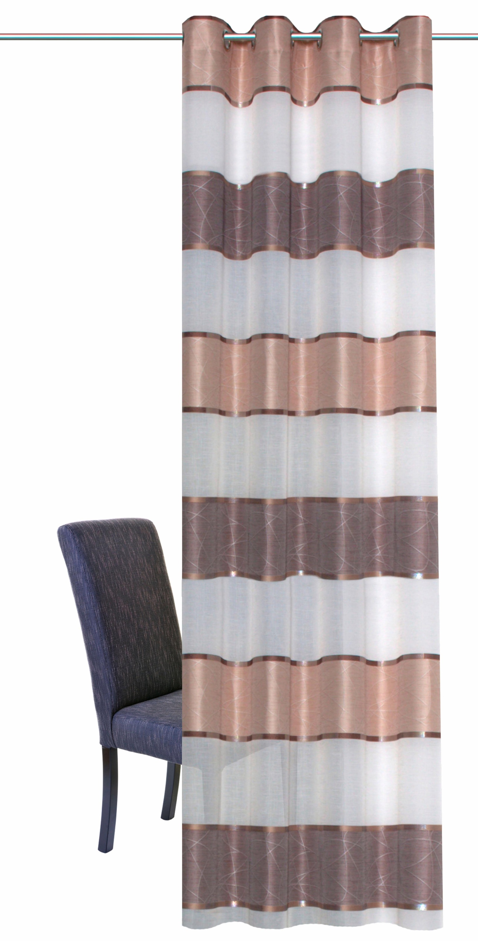 Image of HOME WOHNIDEEN Vorhang »WALTERS«, (1 St.), HxB: 245x140, Querstreifen bei Ackermann Versand Schweiz