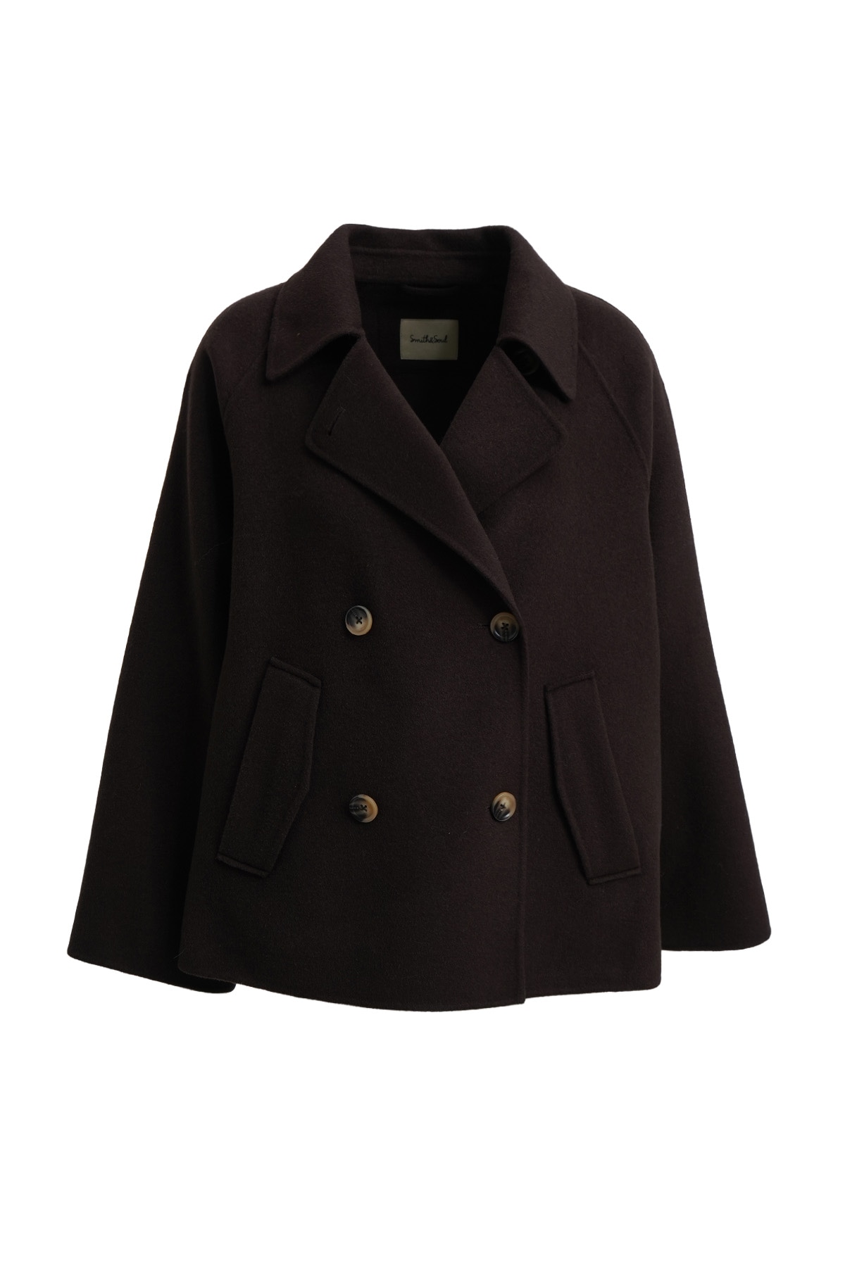 Image of Smith & Soul Cabanjacke mit Wolle, Reverskragen