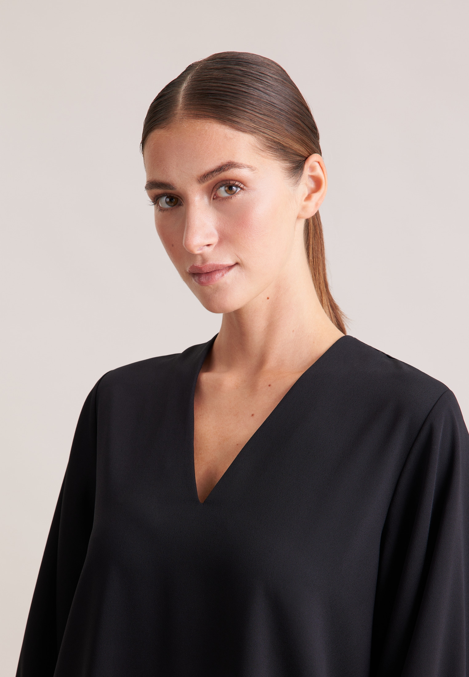 seidensticker Robe d'été 1/1 V-Neck Uni