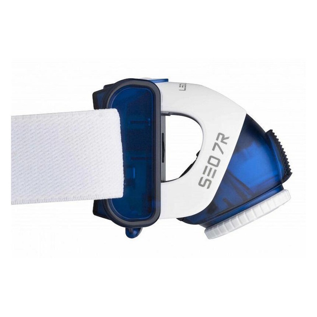 Led Lenser LED Stirnlampe »SEO 7R Weiss Blau«