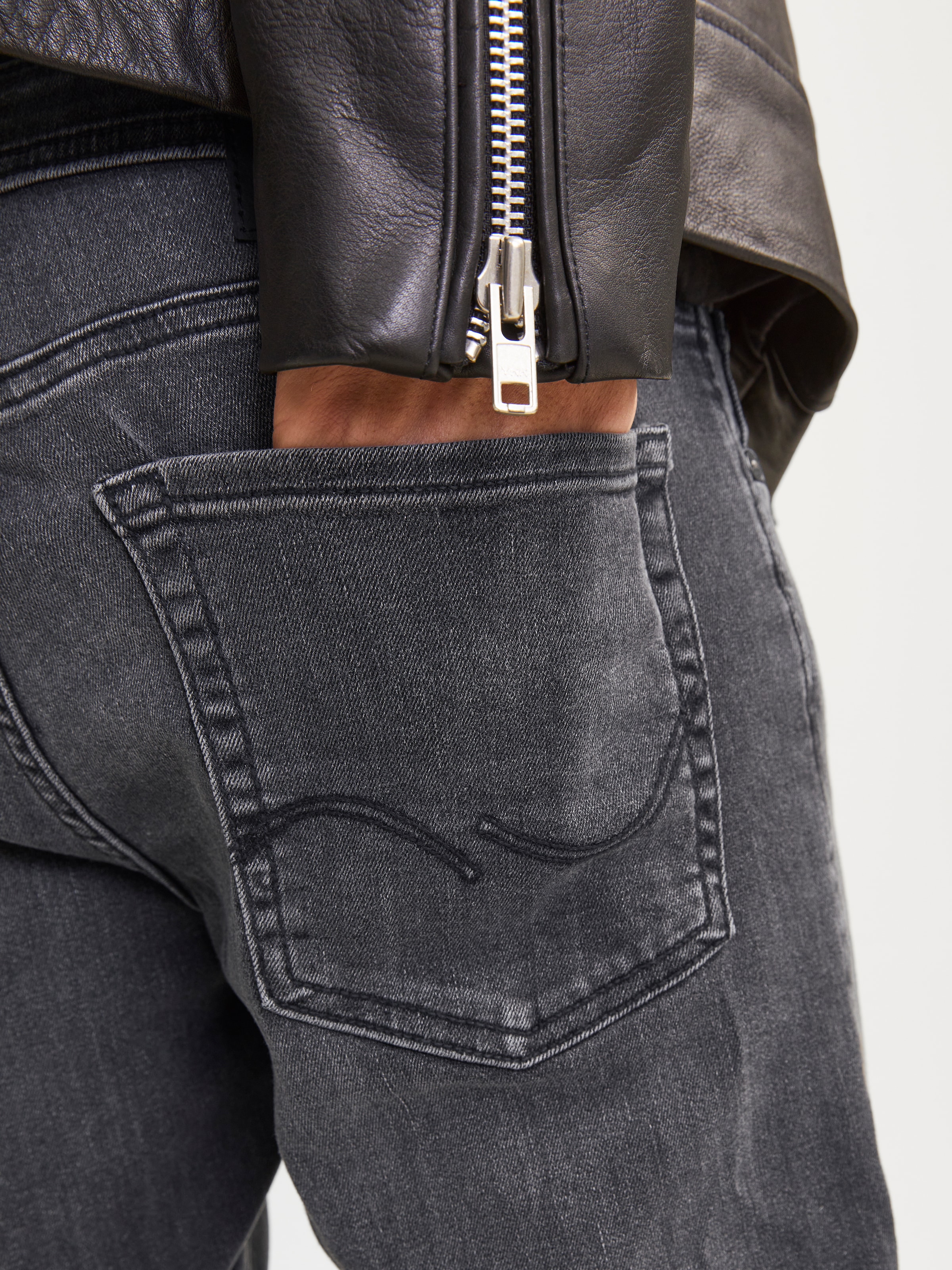 Jack & Jones Slim-fit-Jeans »JJIGLENN  Slim-Fit mit Stretch und praktischer 5-Pocket-Form« Baumwollmischung, slim fit