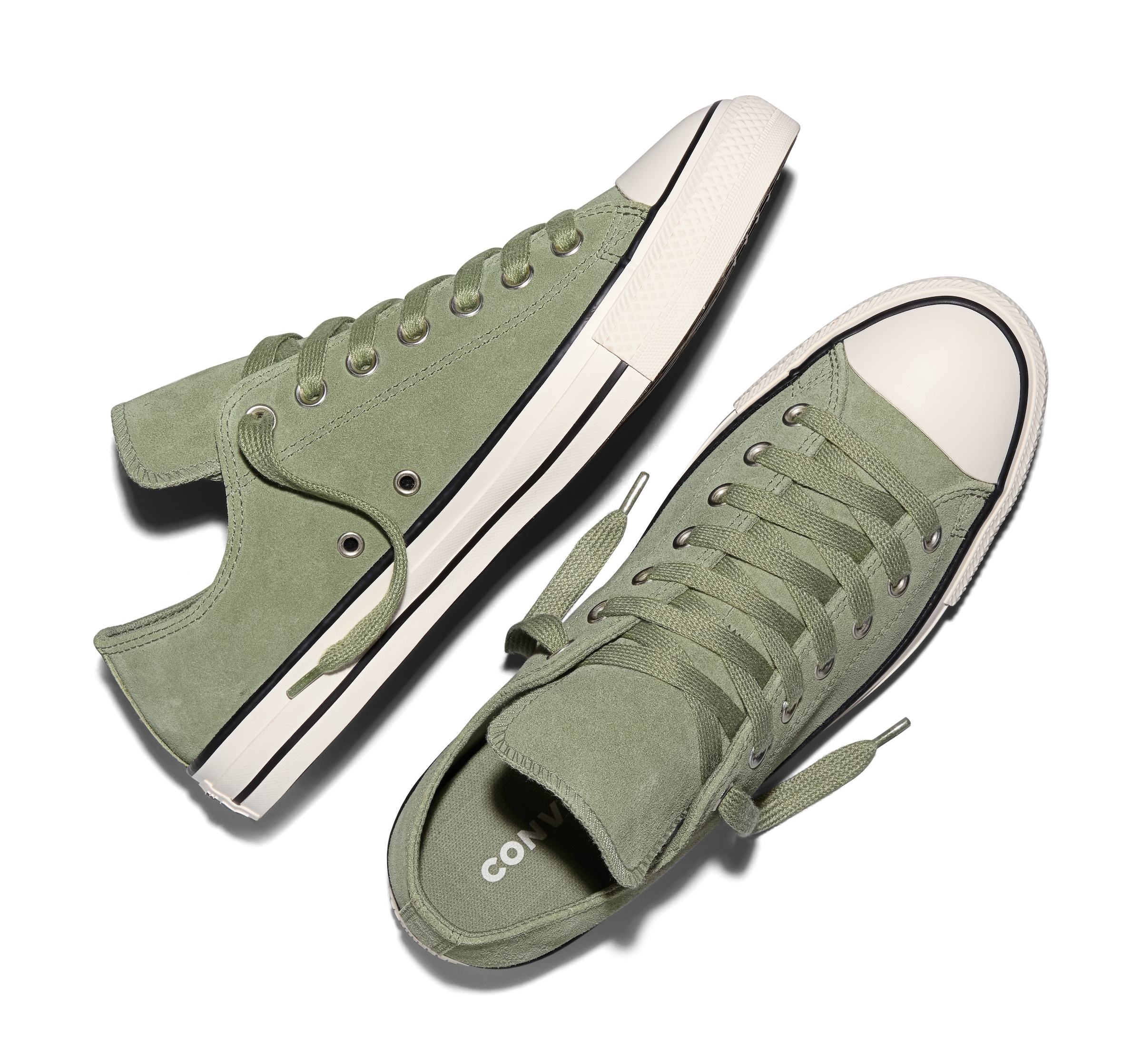 Converse Sneakers »CHUCK TAYLOR ALL STAR SUEDE«  en daim, lacets bicolores