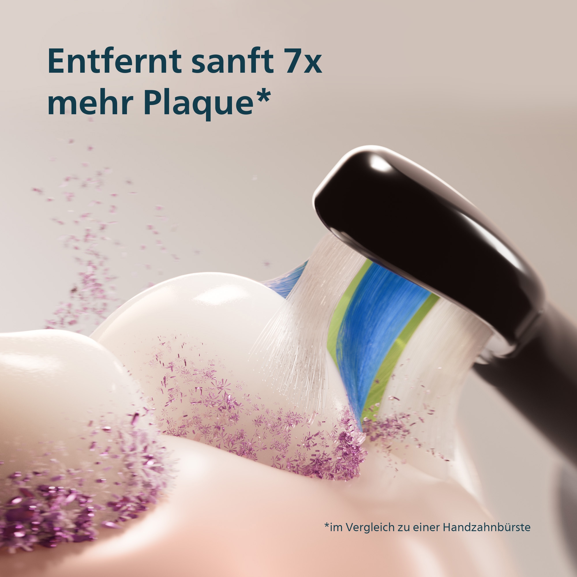 Philips Sonicare Brosse à dents électrique »Series 5300« 1 cuis Aufsteckbürsten avec contrôle de pression, 2 niveaux d’intensité, incluant chargeur et étui de voyage