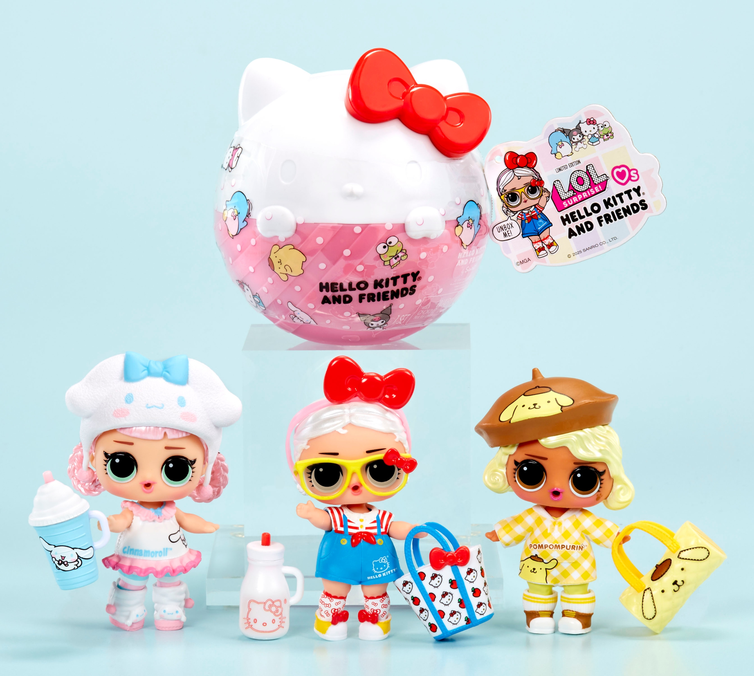 L.O.L. SURPRISE! Anziehpuppe »L.O.L. Surprise Loves Hello Kitty & Friends Tots Core Characters« sortierte Lieferung
