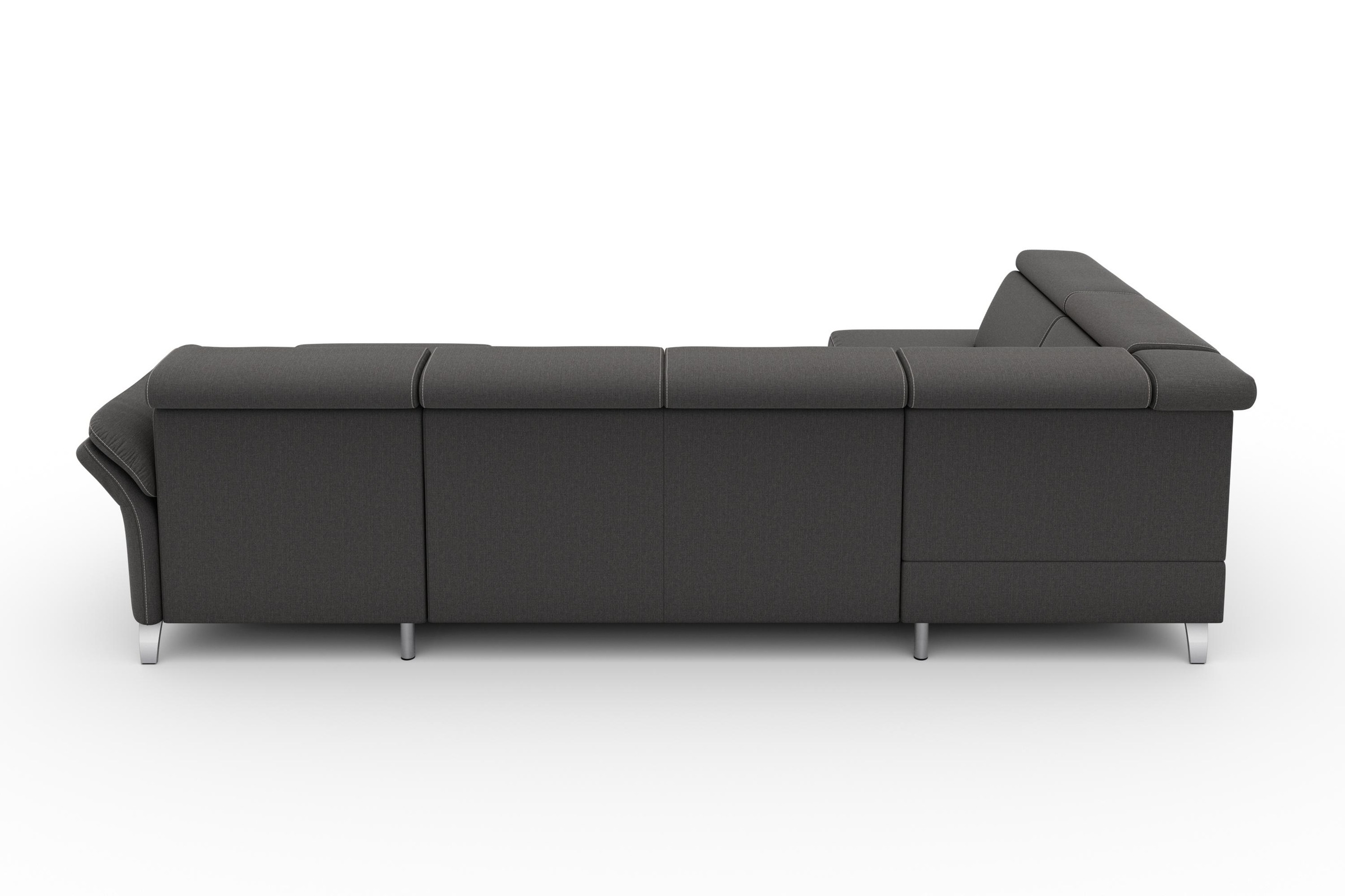 sit&more Wohnlandschaft »Vincenzo U-Form«, inklusive Kopfteilverstellung, wahlweise mit Bettfunktion, Bettkasten