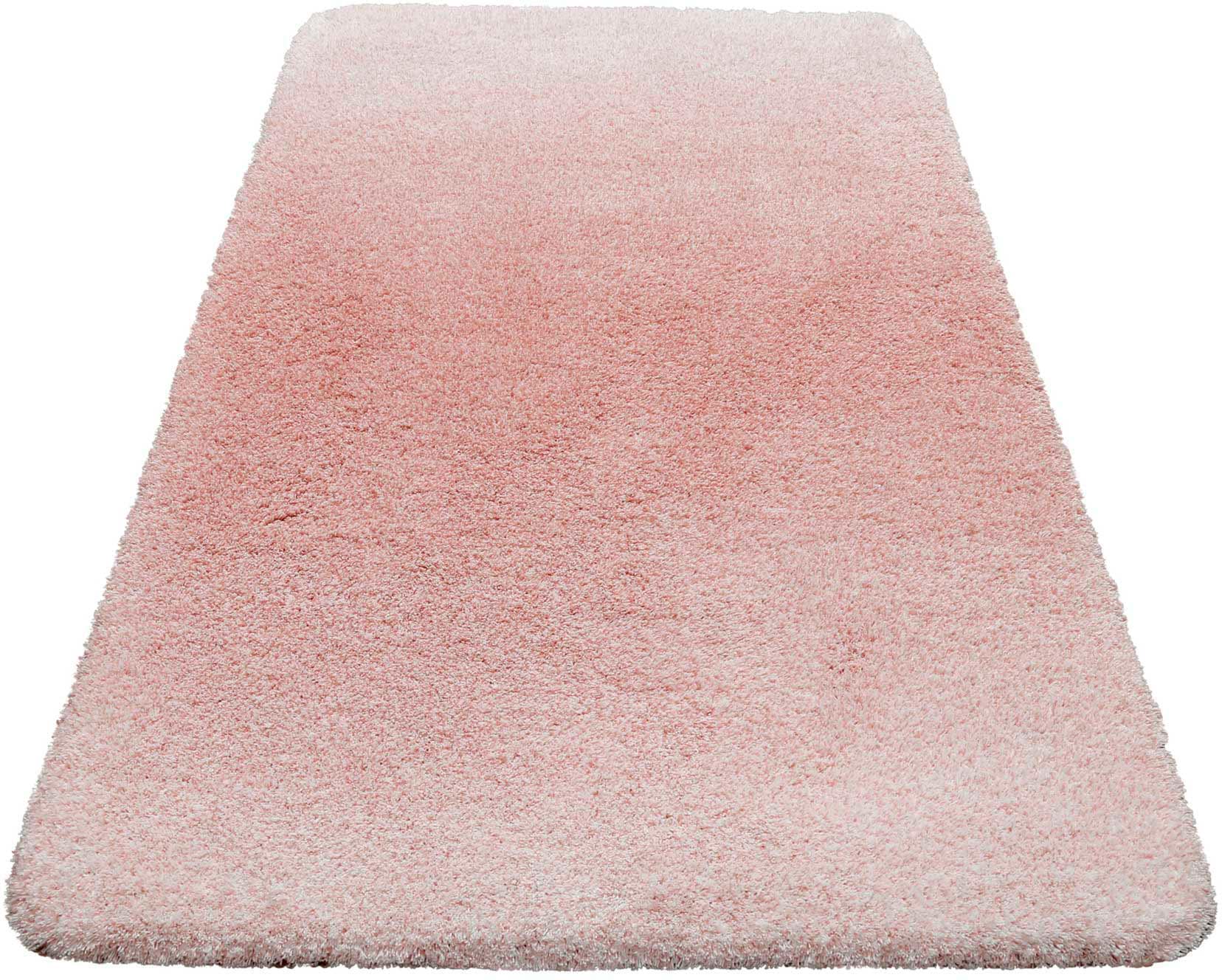 Wecon home Basics Badematte »Luuk WB-2705«, Höhe 25 mm, rutschhemmend beschichtet, fussbodenheizungsgeeignet-schnell trocknend, trendiger Farbverlauf, waschbar, weicher Badezimmerteppich