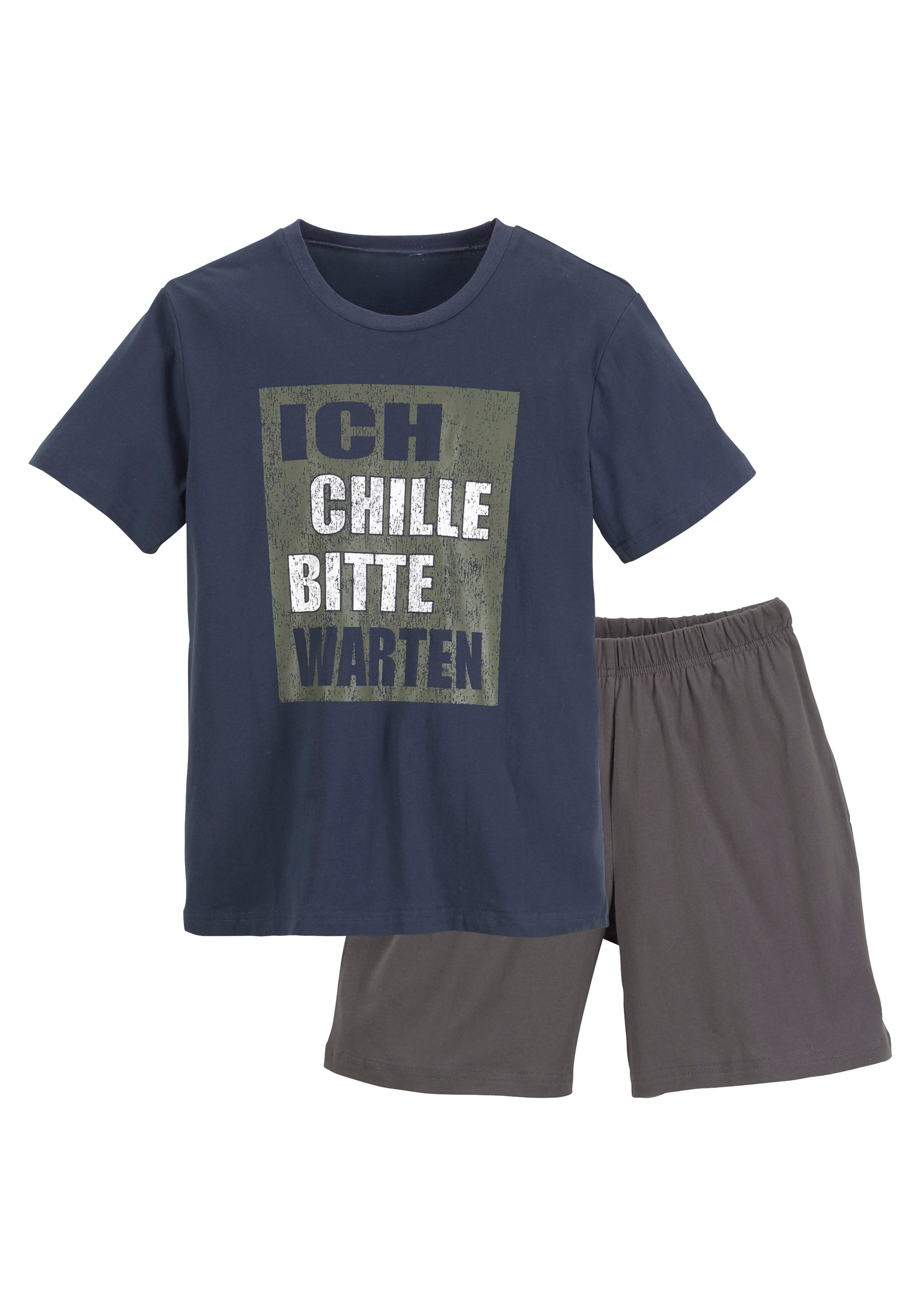 Image of AUTHENTIC LE JOGGER Pyjama 1 Stück, 2 tlg. Schlafanzug aus Baumwolle