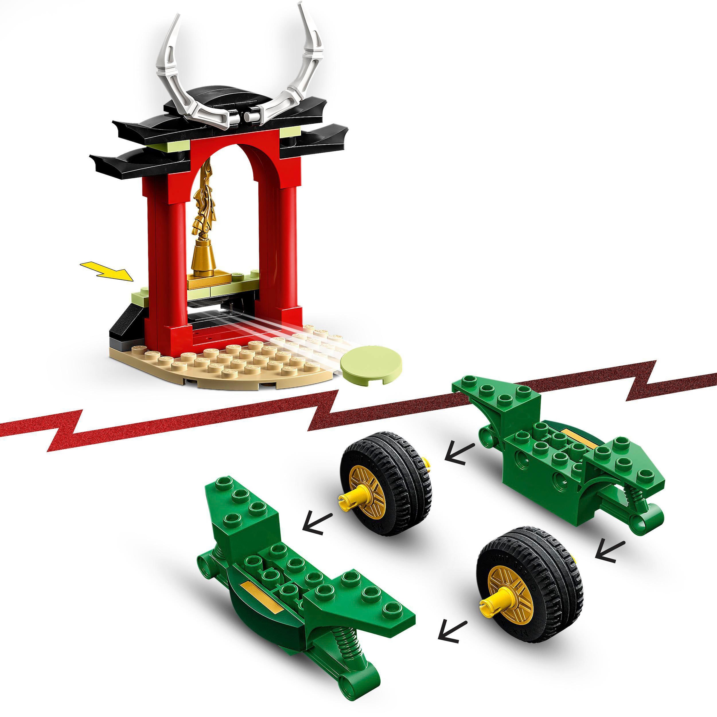 LEGO® Konstruktionsspielsteine »Lloyds Ninja-Motorrad (71788), LEGO® NINJAGO«, (64 St.), Made in Europe