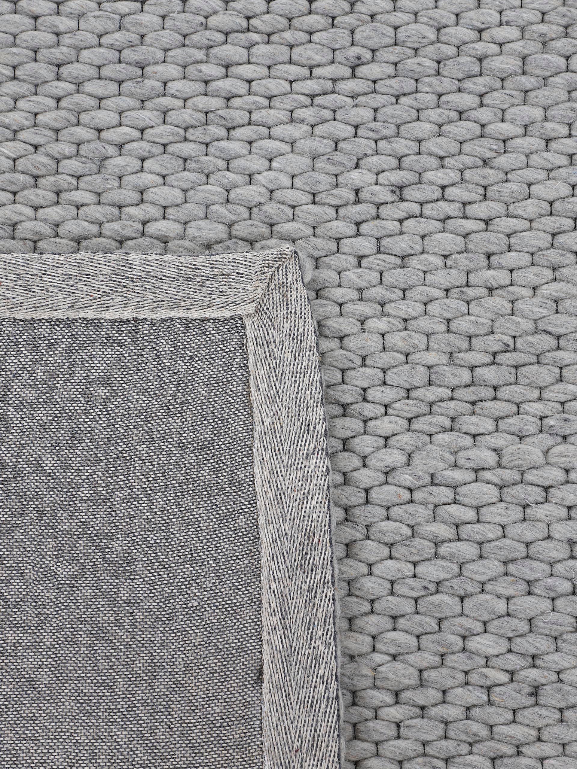 carpetfine Wollteppich »Sina ,   auch als Läufer« rechteckig 14 mm Höhe Handweb Teppich, reine Wolle, meliert, handgewebt, weich & kuschelig