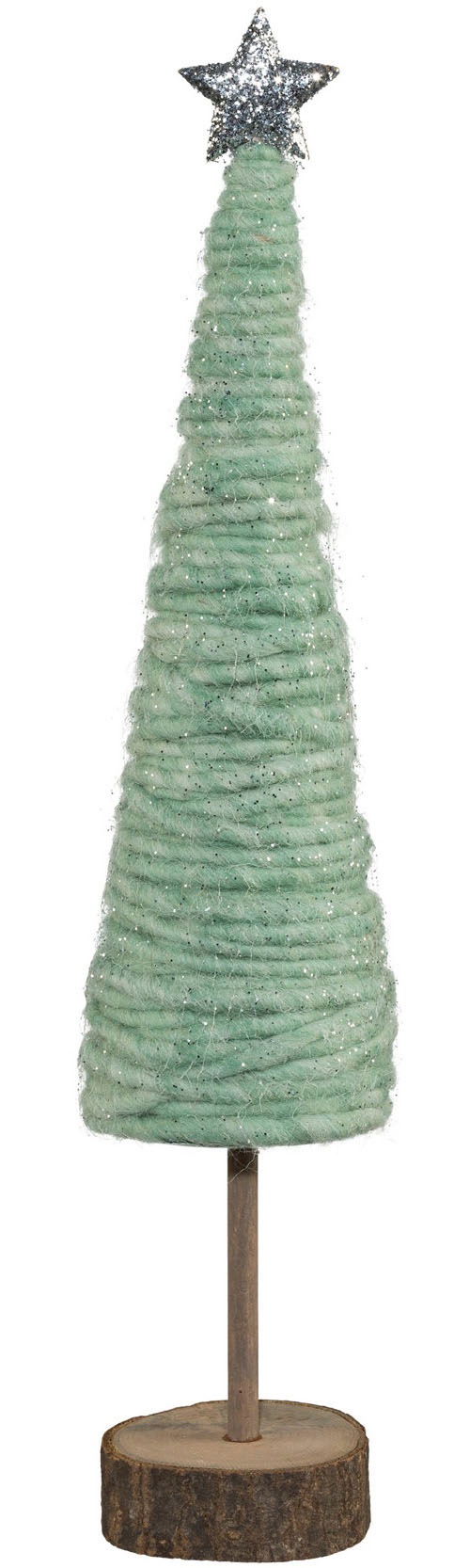 Image of Creativ home Dekobaum "Tannenbaum" aus Wolle mit Holzfuss
