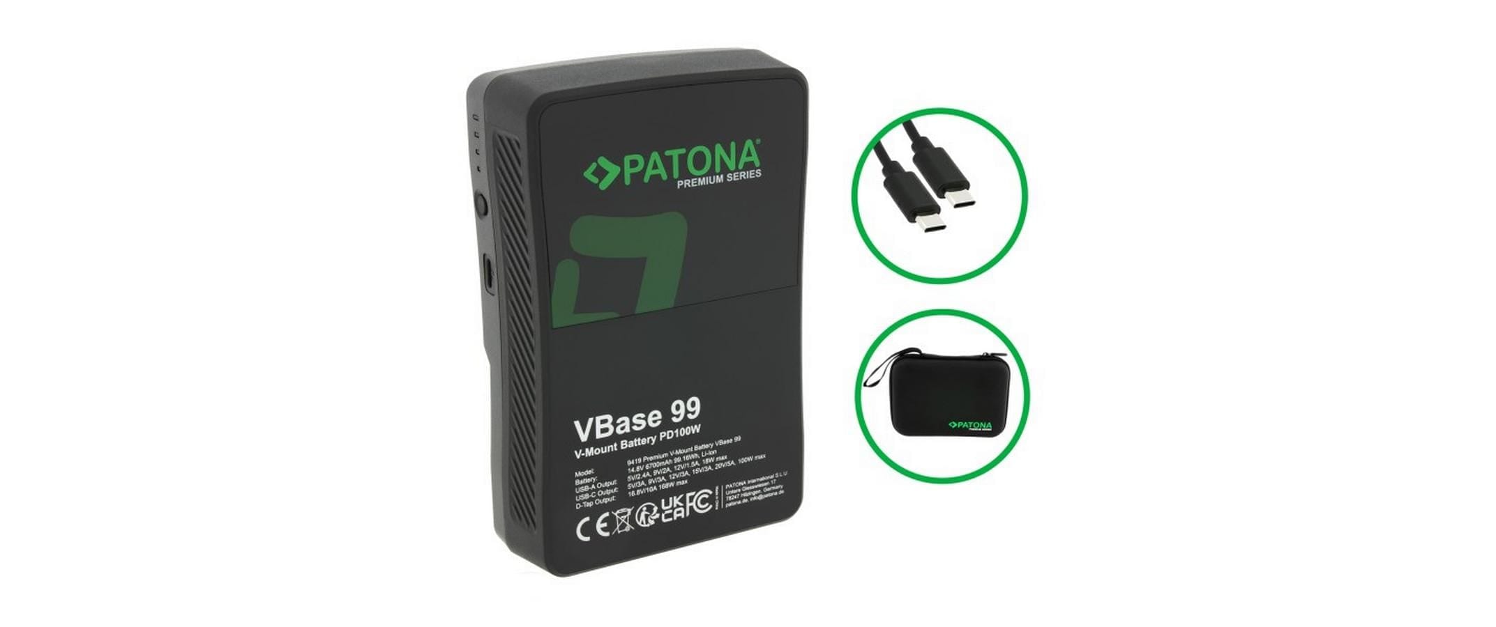  Akku »Patona VBase 99« 6.700 mAh
