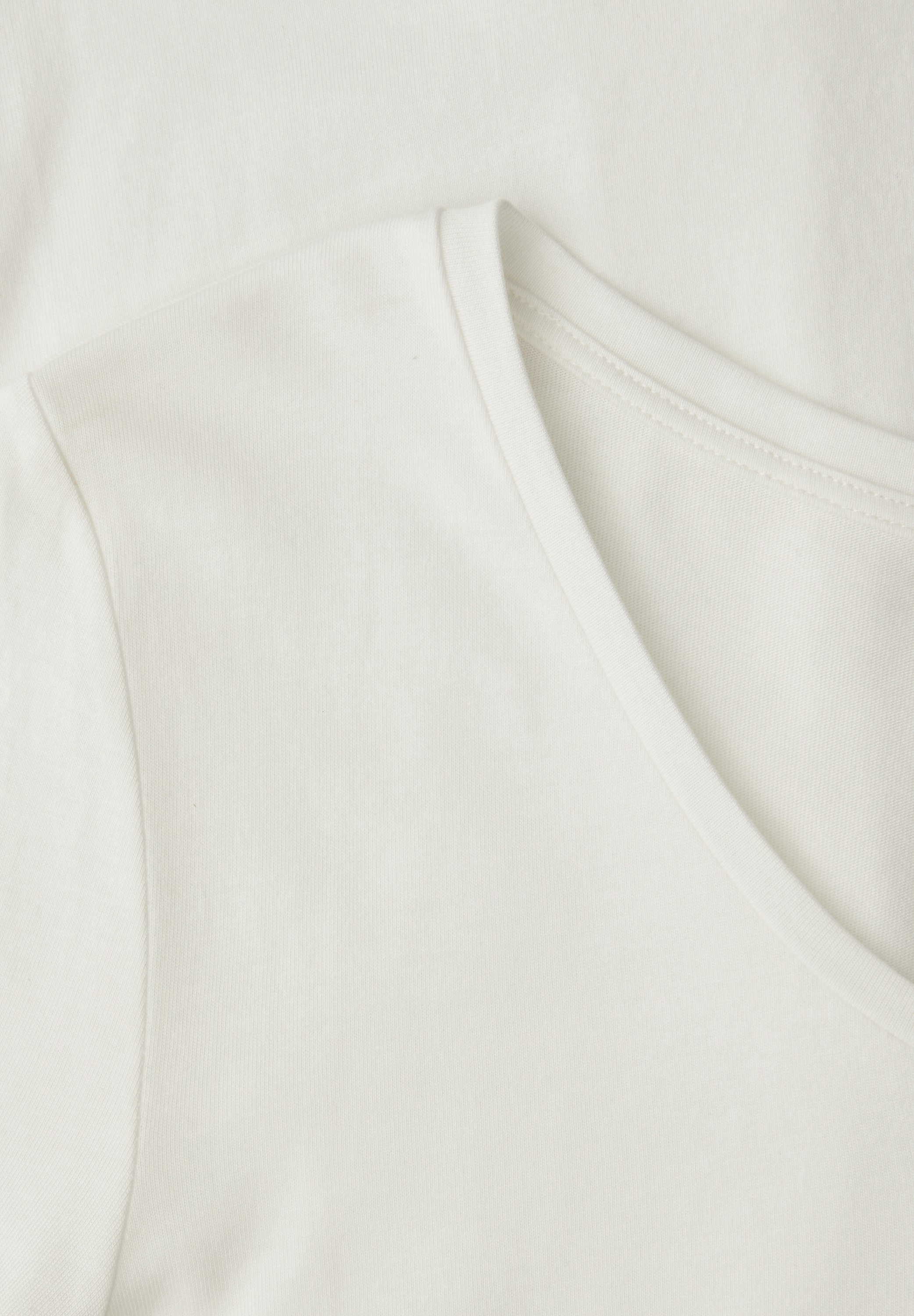 STREET ONE Rundhalsshirt Halbarm mit Turn-up