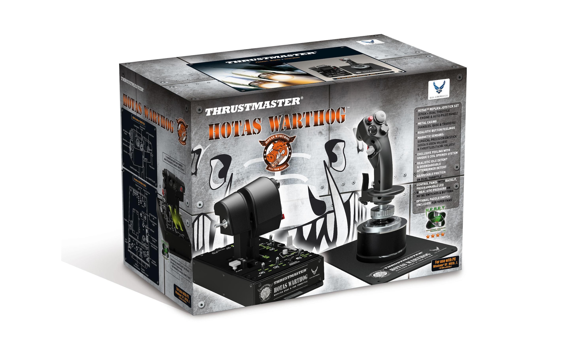 Thrustmaster Joystick »Hotas Warthog Flight Stick + Dual Throttle«