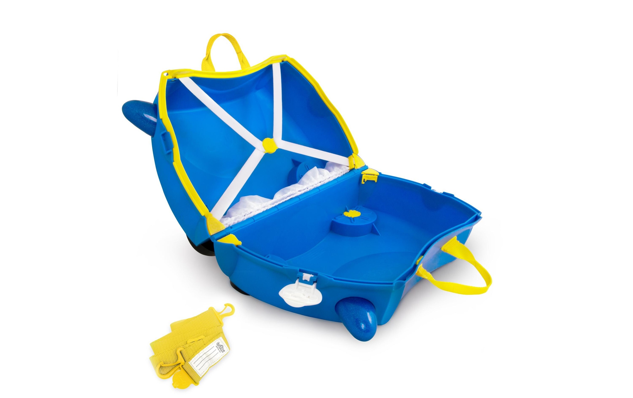 TRUNKI Trolley »Polizei Blau«, 4 Rollen