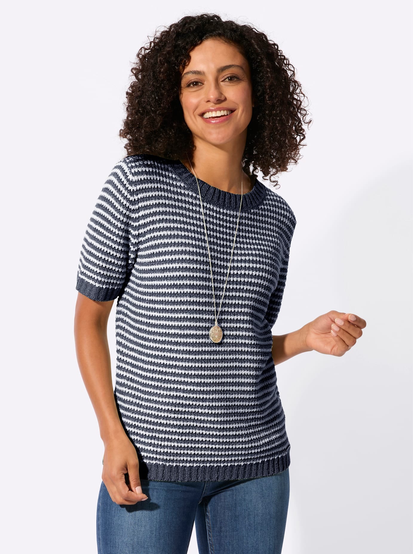 Casual Looks Kurzarmpullover "Kurzarm-Pullover"