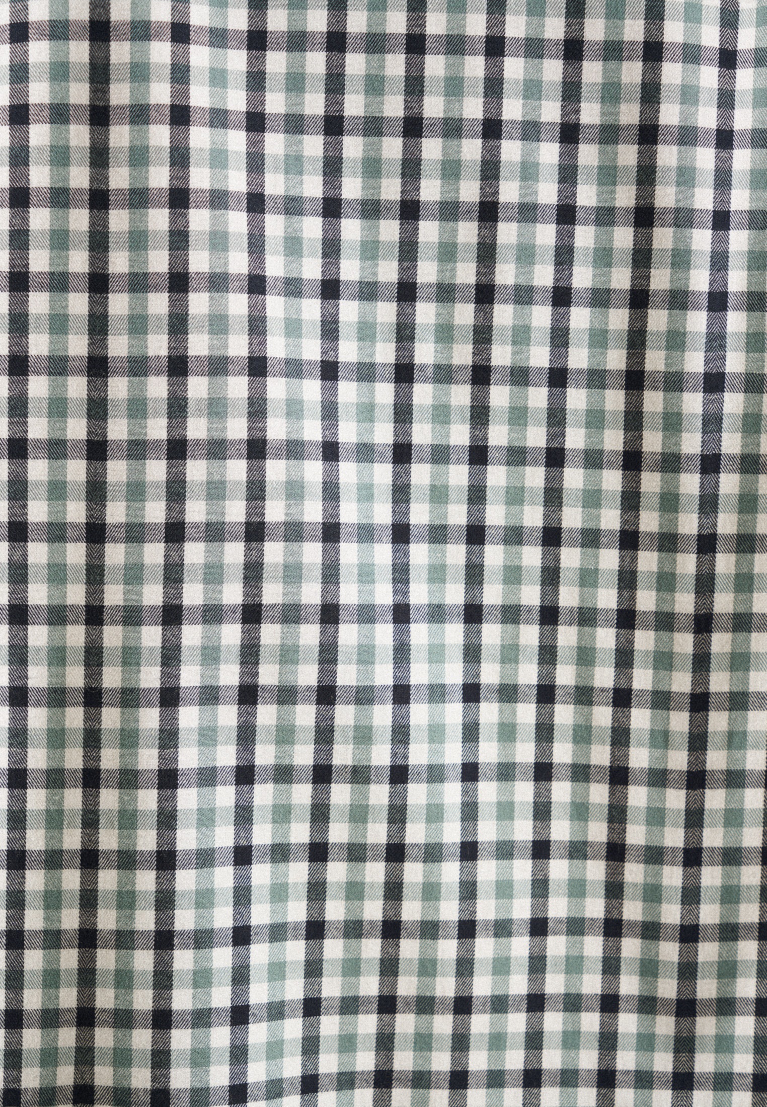 seidensticker Flanellhemd »Slim« Slim 1/1 Button-Down-Kragen Karo
