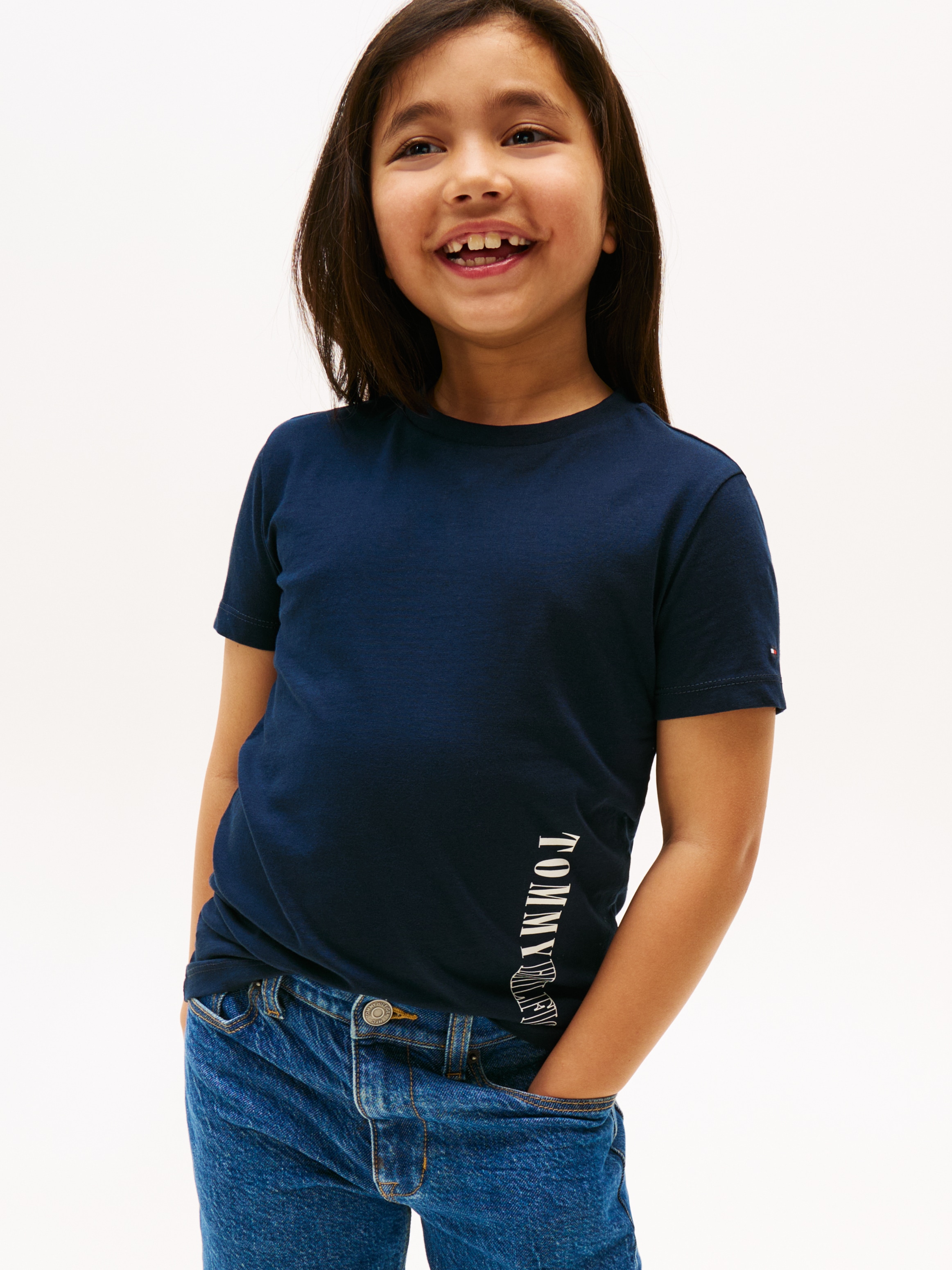 Image of Tommy Hilfiger T-Shirt "TOMMY HILFIGER GRAPHIC T-SHIRT" für Kinder bis 16 Jahre, Tommy Hilfiger Schriftzug