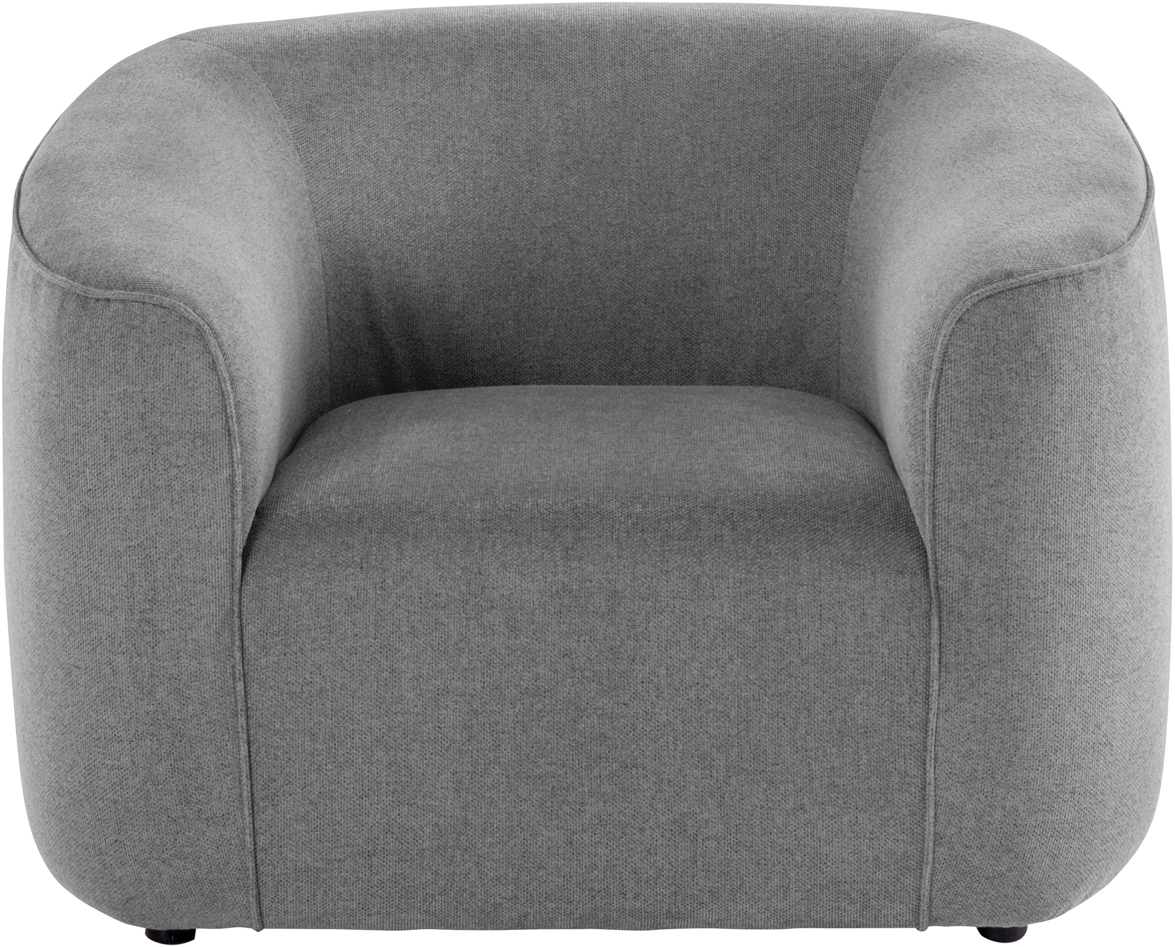 LeGer Home by Lena Gercke Sessel "LYZA Relaxsessel, Loungesessel, Maße B/T/H: 113/95/71 cm" organische Form, mit Wellenunterfederung, gemütlich und modern