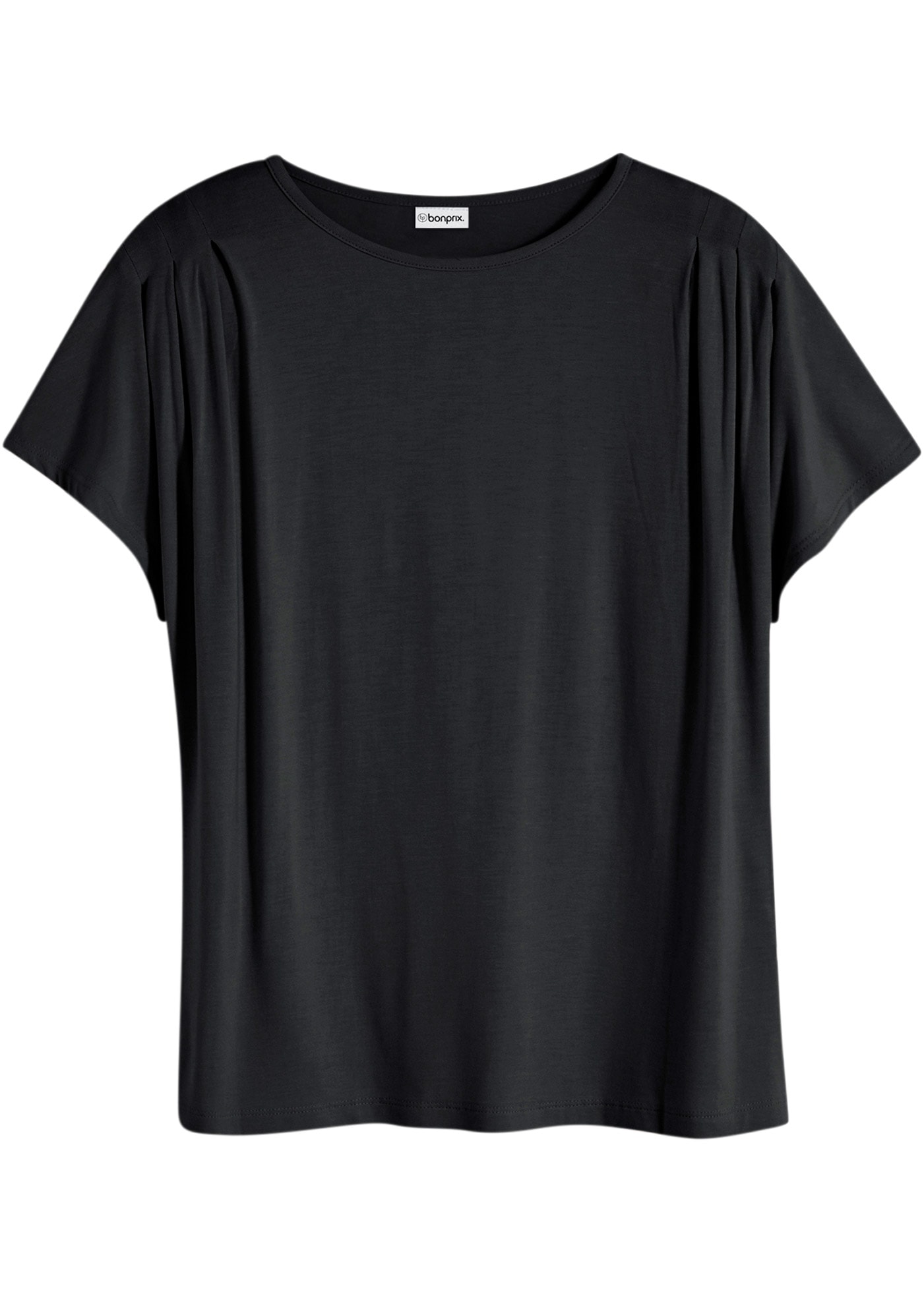 bonprix T-shirt Oversize-Passform, Kurzarm, mit Raffung an der Schulter