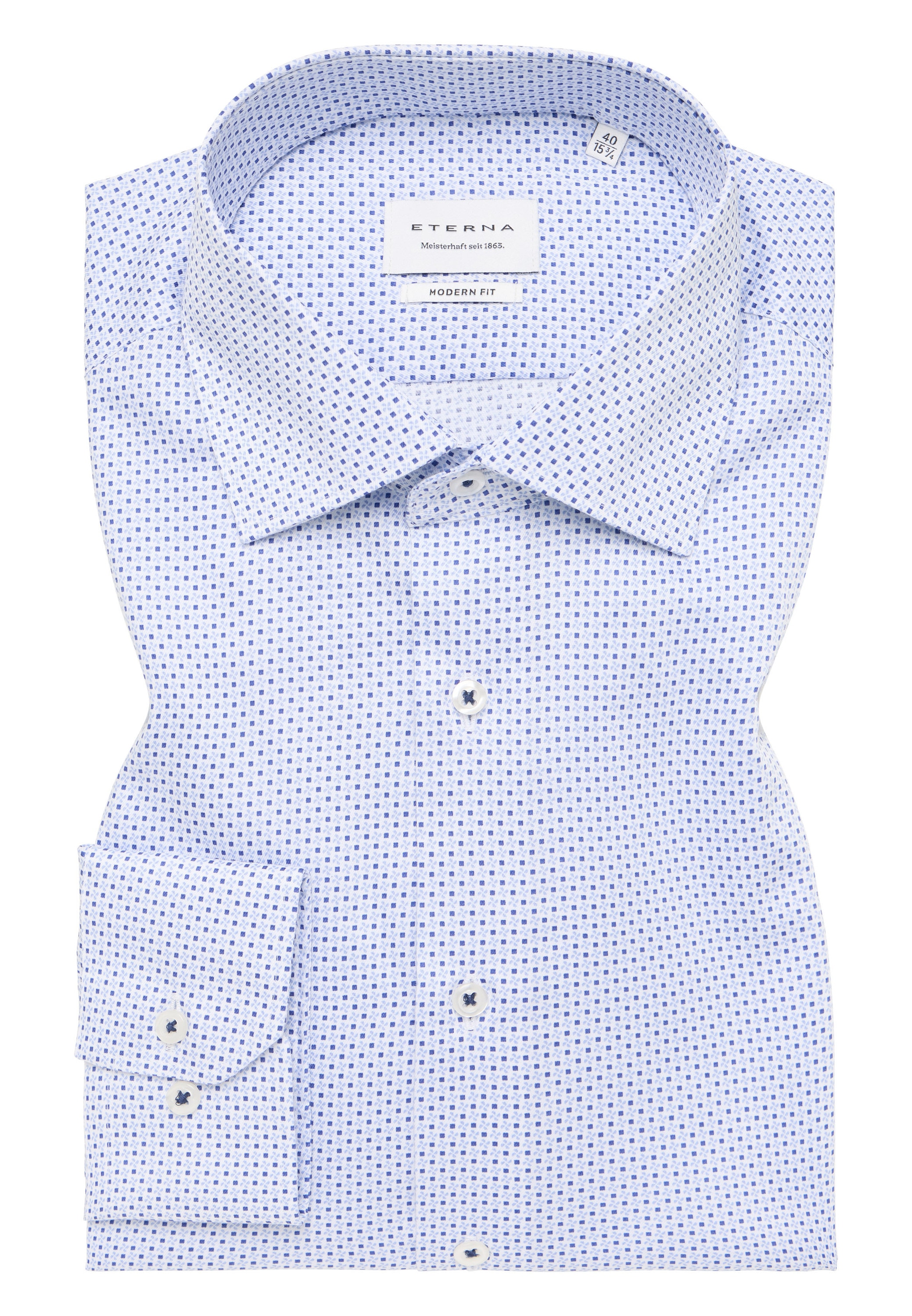 Eterna Chemise à manches longues »MODERN FIT« NON IRON (bügelfrei)