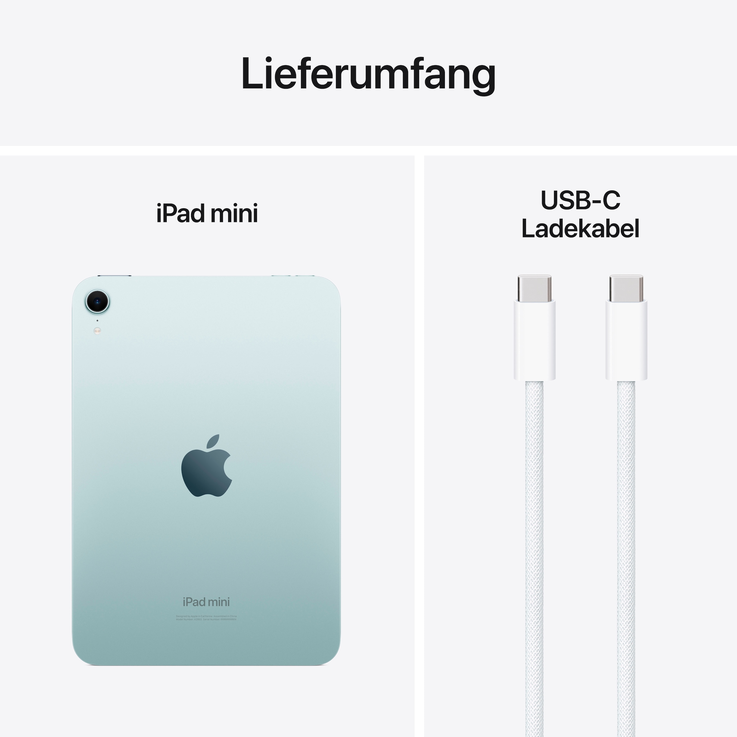 Apple Tablettes »iPad mini 2024 Wi-Fi 512GB« (21,08 cm / 8.3 ″) iPadOS 512 Go )