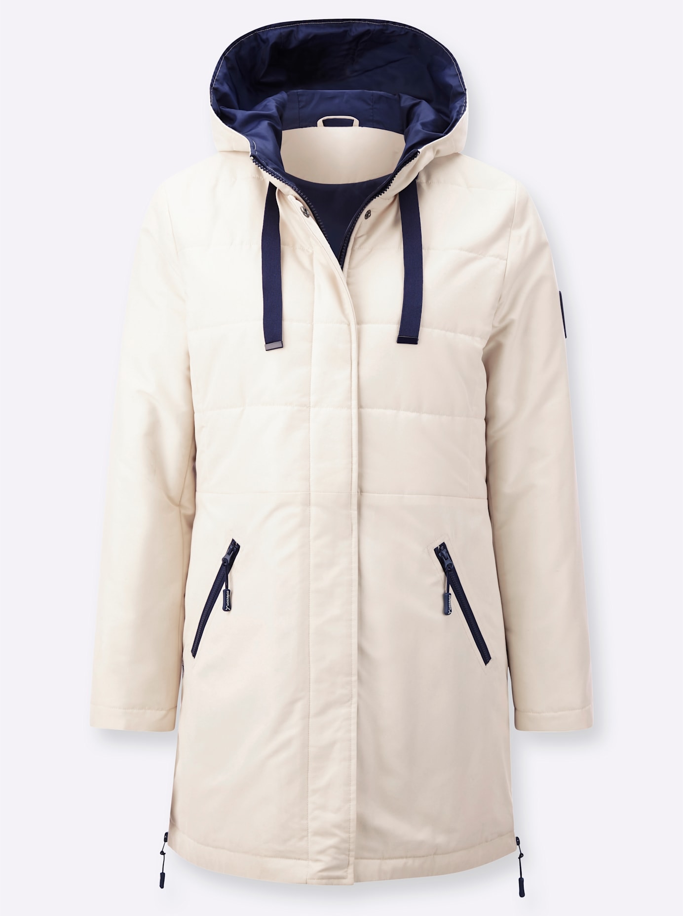 Casual Looks Langjacke, mit Kapuze