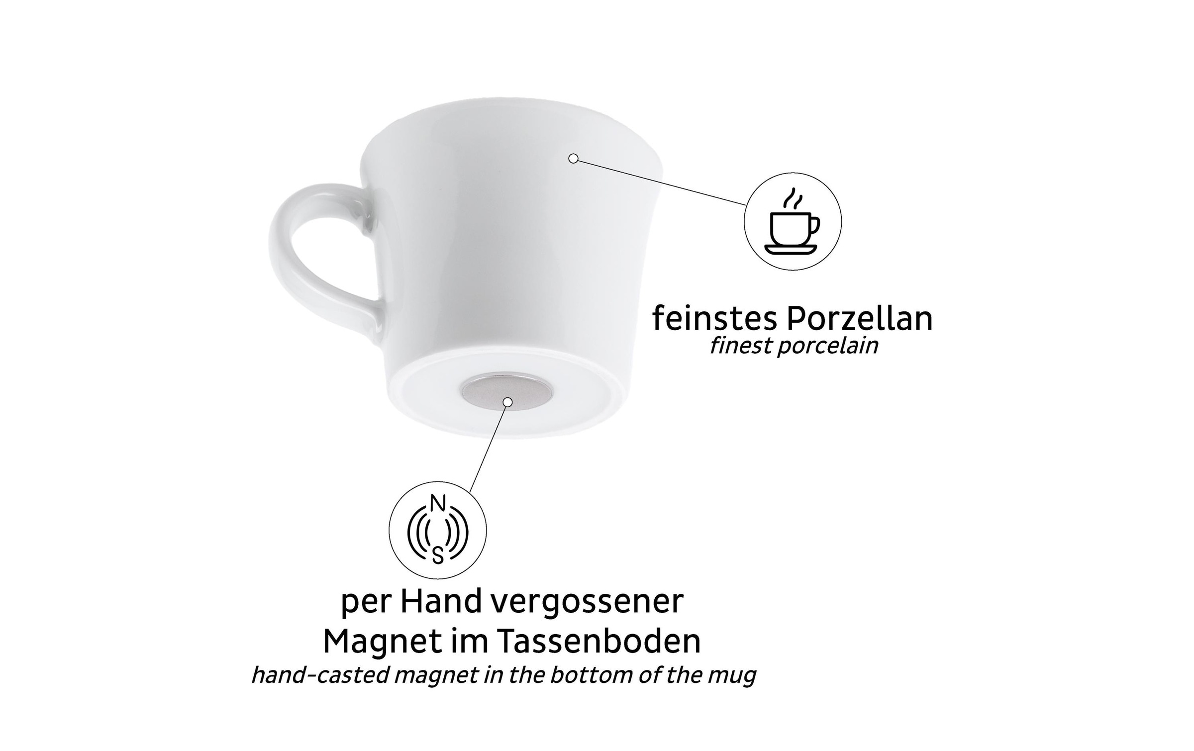 Espressotasse »Silwy Magnet-Espressotassen«