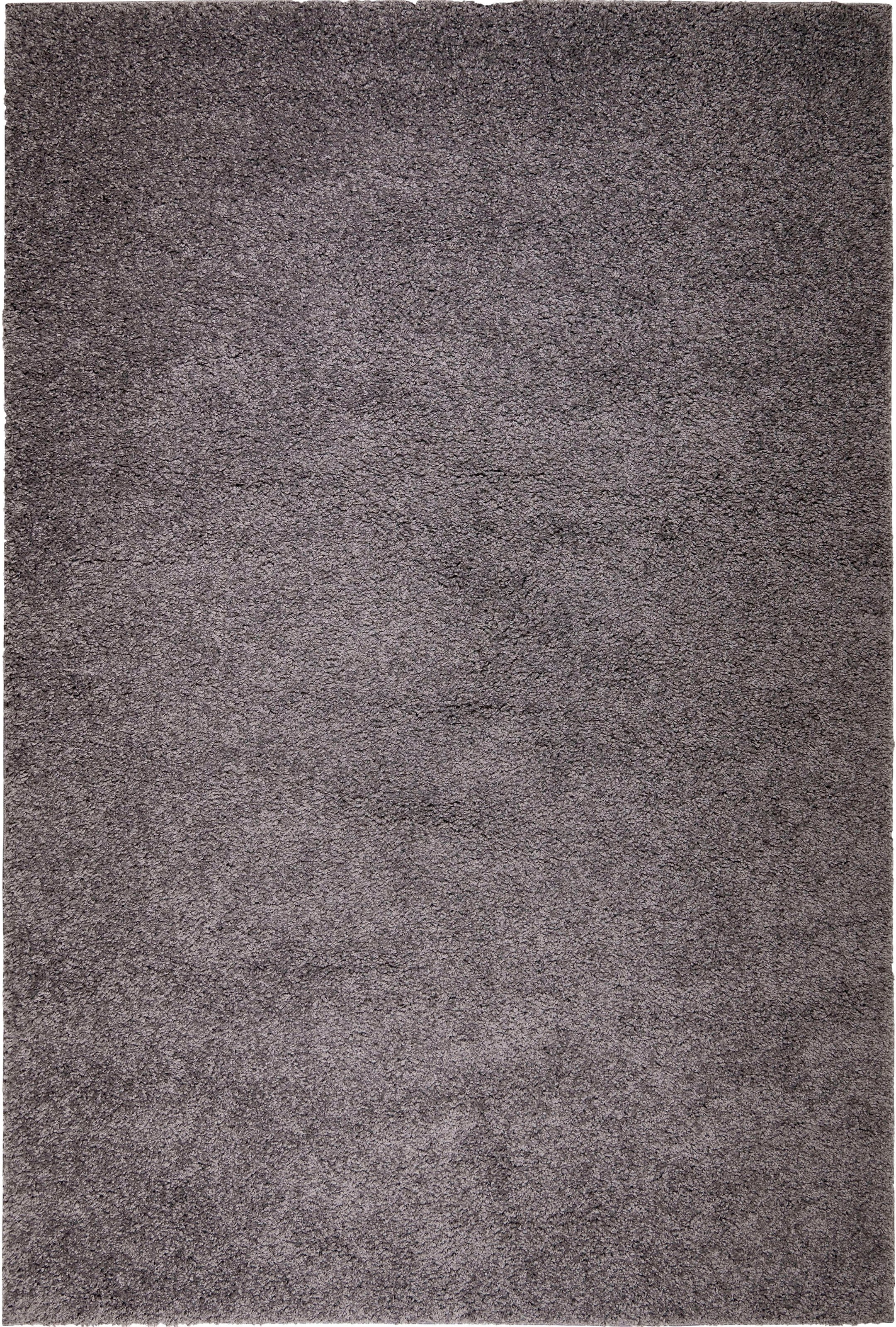 Home affaire Hochflor-Teppich »Viva«, rechteckig, 45 mm Höhe, Uni Farben, einfarbig, besonders weich und kuschelig