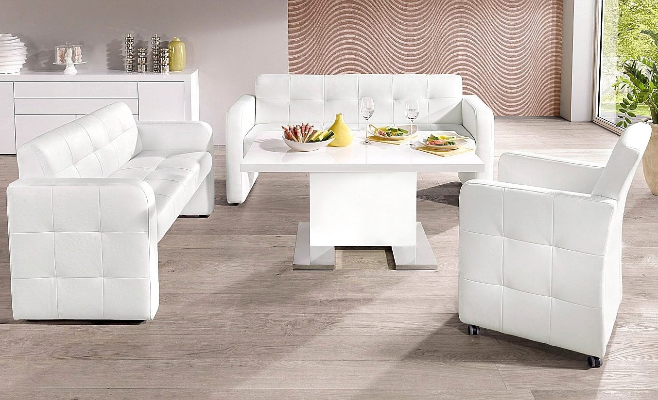 exxpo - sofa fashion 2-Sitzer »Barista, modern und bequem, hoher Sitzkomfort«, moderne Sitz- und Rückenverarbeitung, frei im Raum stellbar