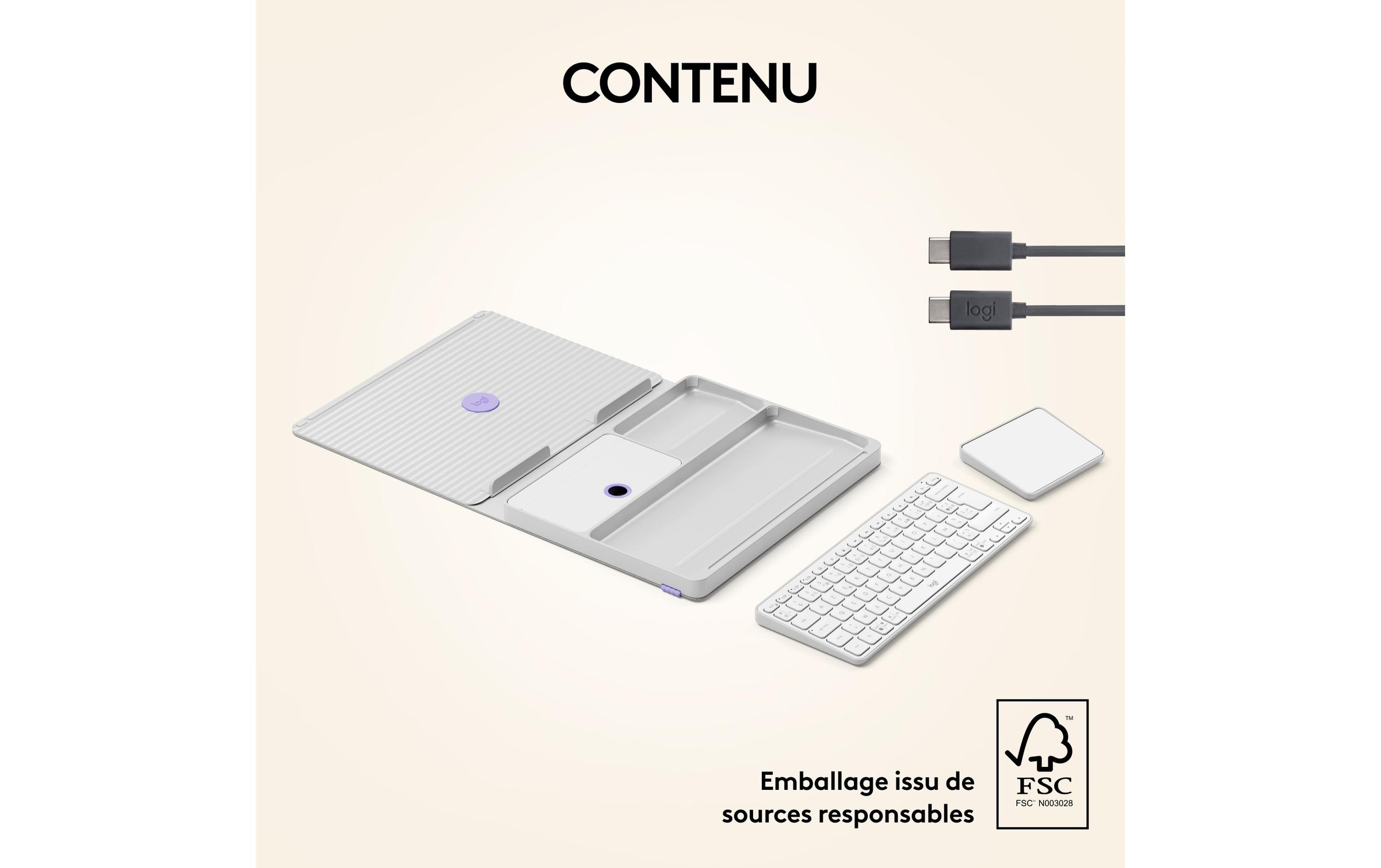 Logitech Clavier de tablette »Cover Casa Pop-Up Desk« ()